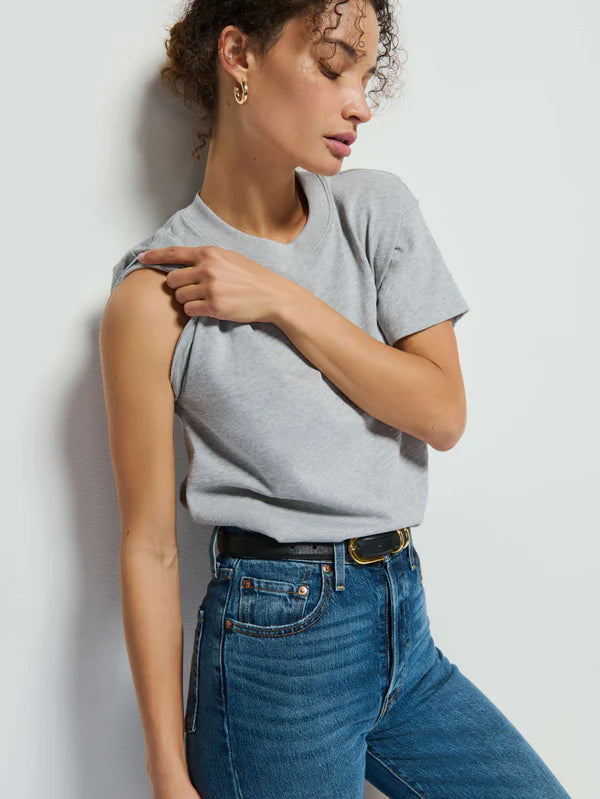 Jessa Top in Heather Grey