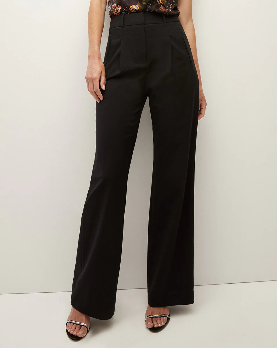Ollie Wide-Leg Pant in Black