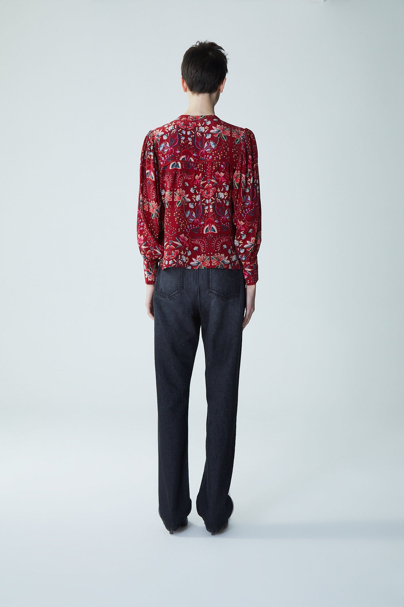 Palermo Celia Blouse in Red Berrie