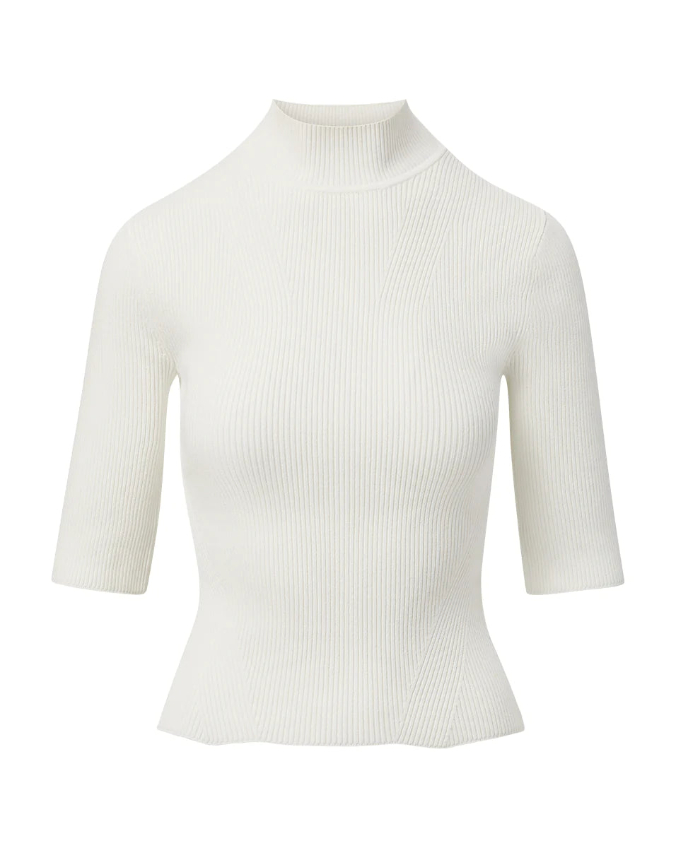 Pernia Knit Pullover in Off White