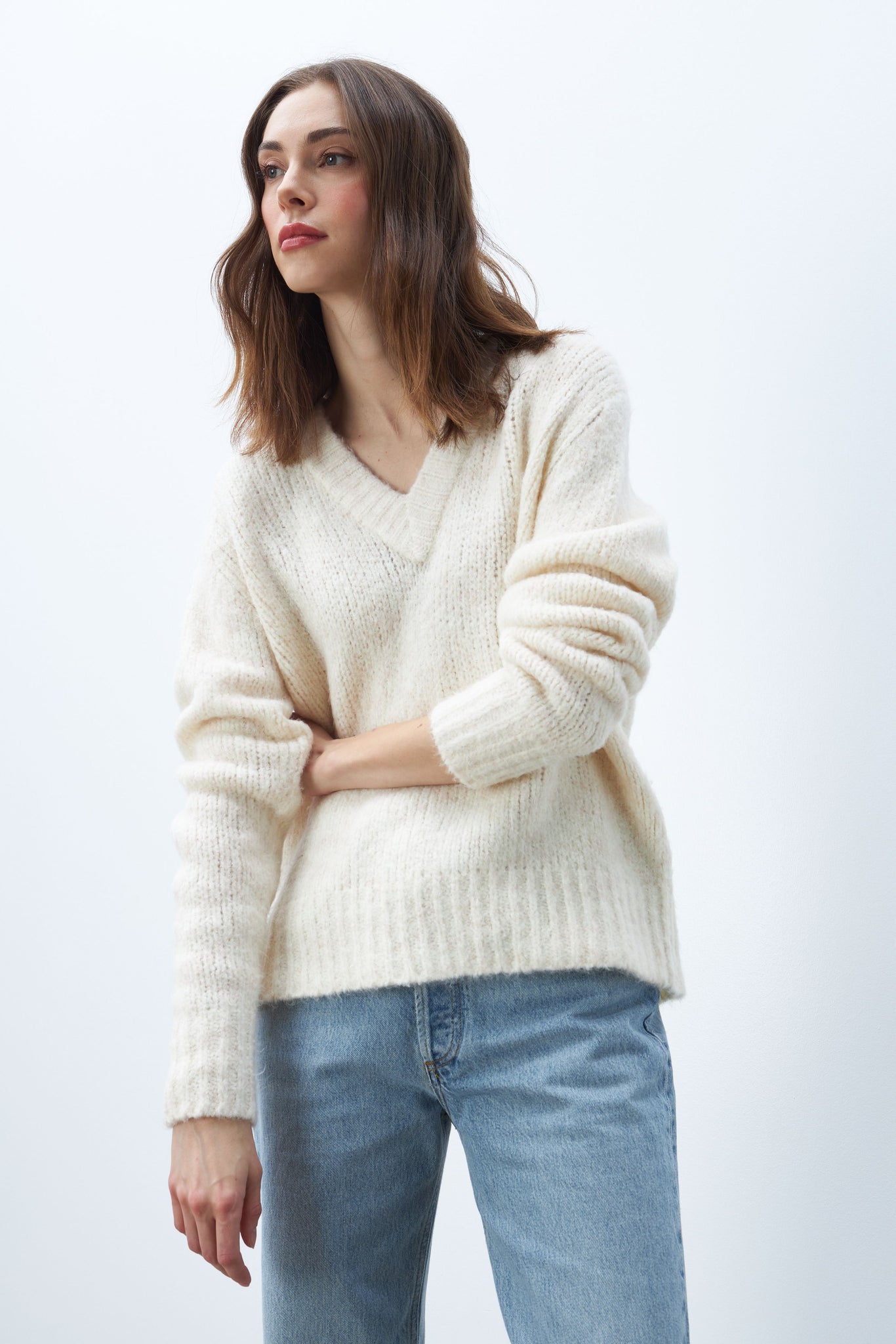 Helena Sweater in Vanilla Twist