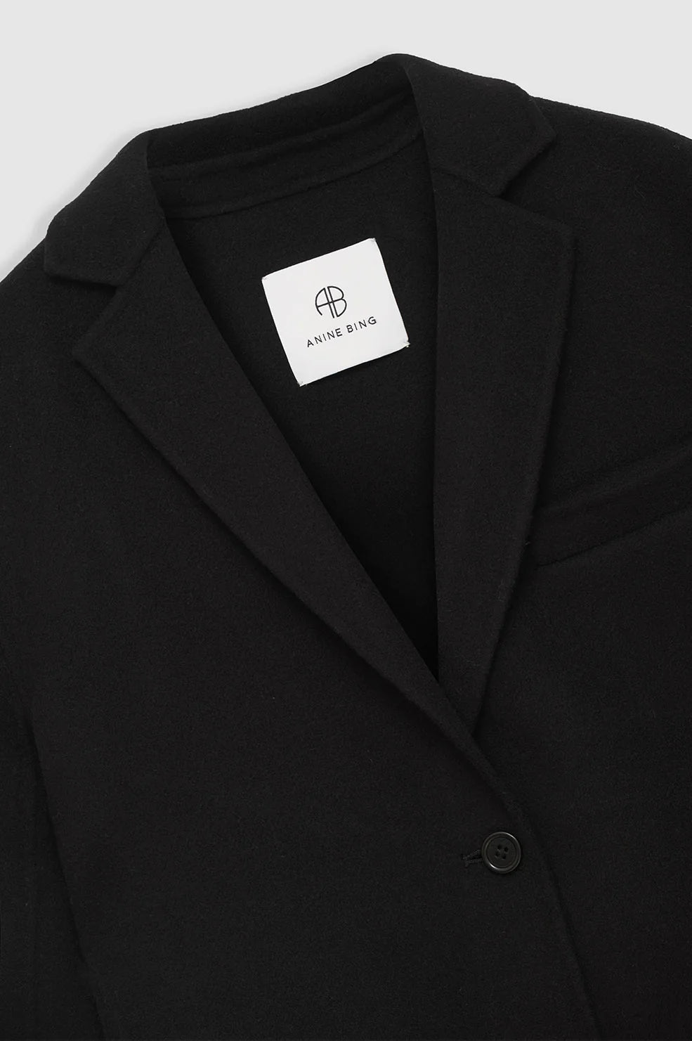 Quinn Blazer in Black Cashmere Blend