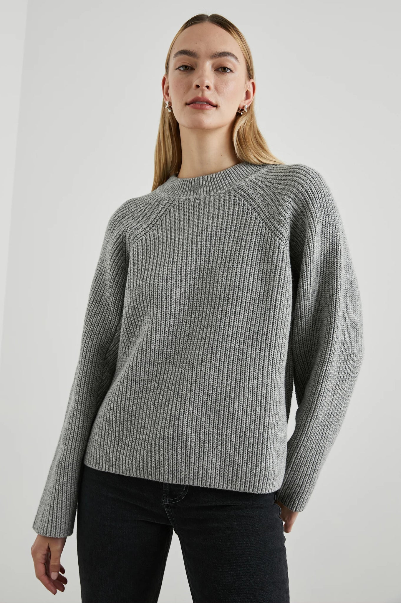 Rita Sweater in Heather Grey