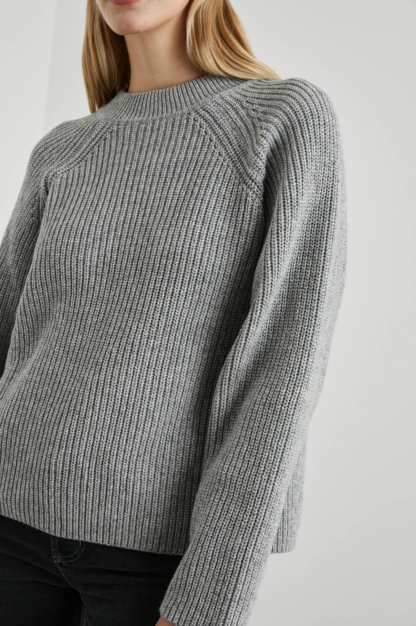 Rita Sweater in Heather Grey