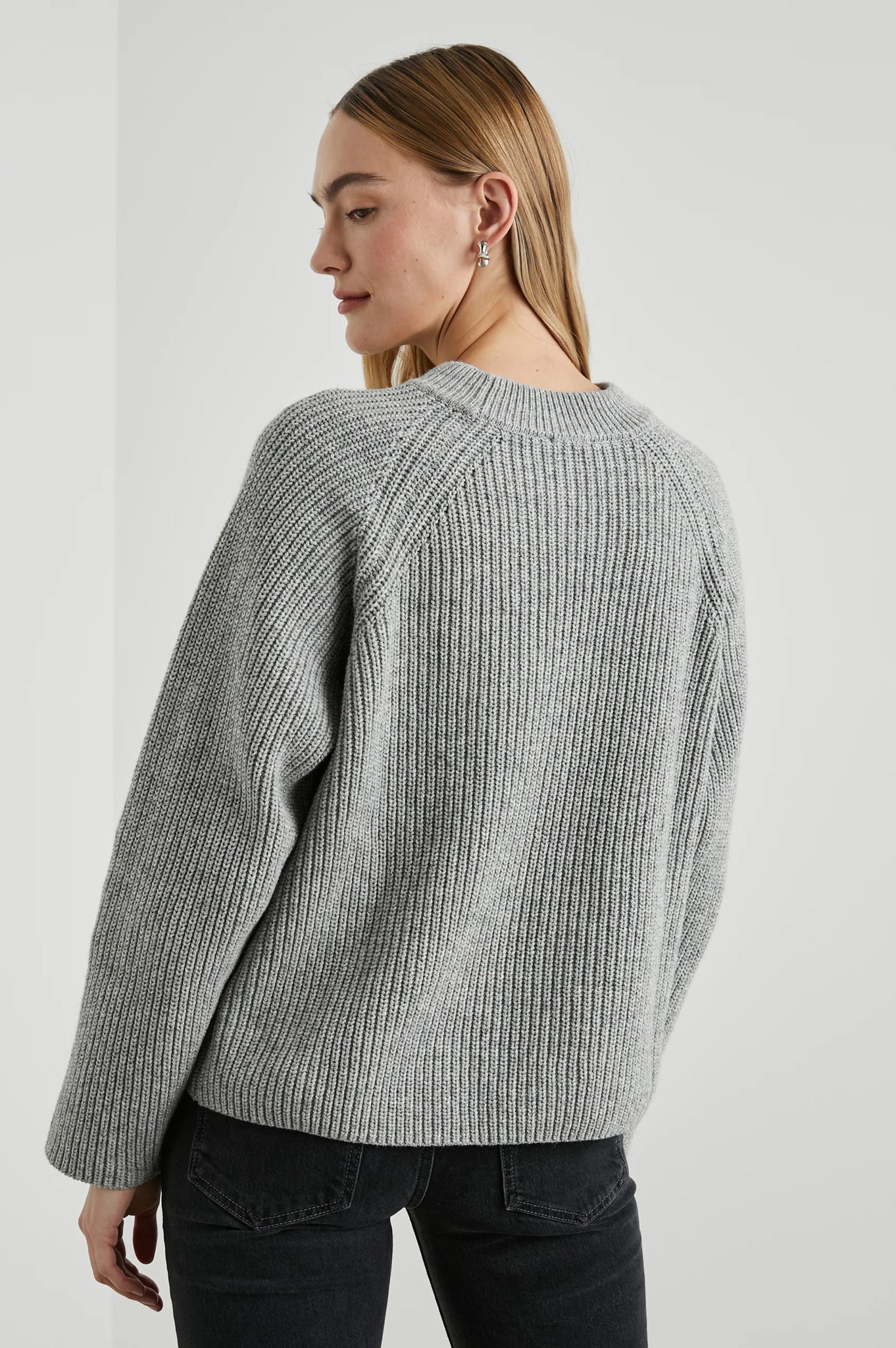 Rita Sweater in Heather Grey