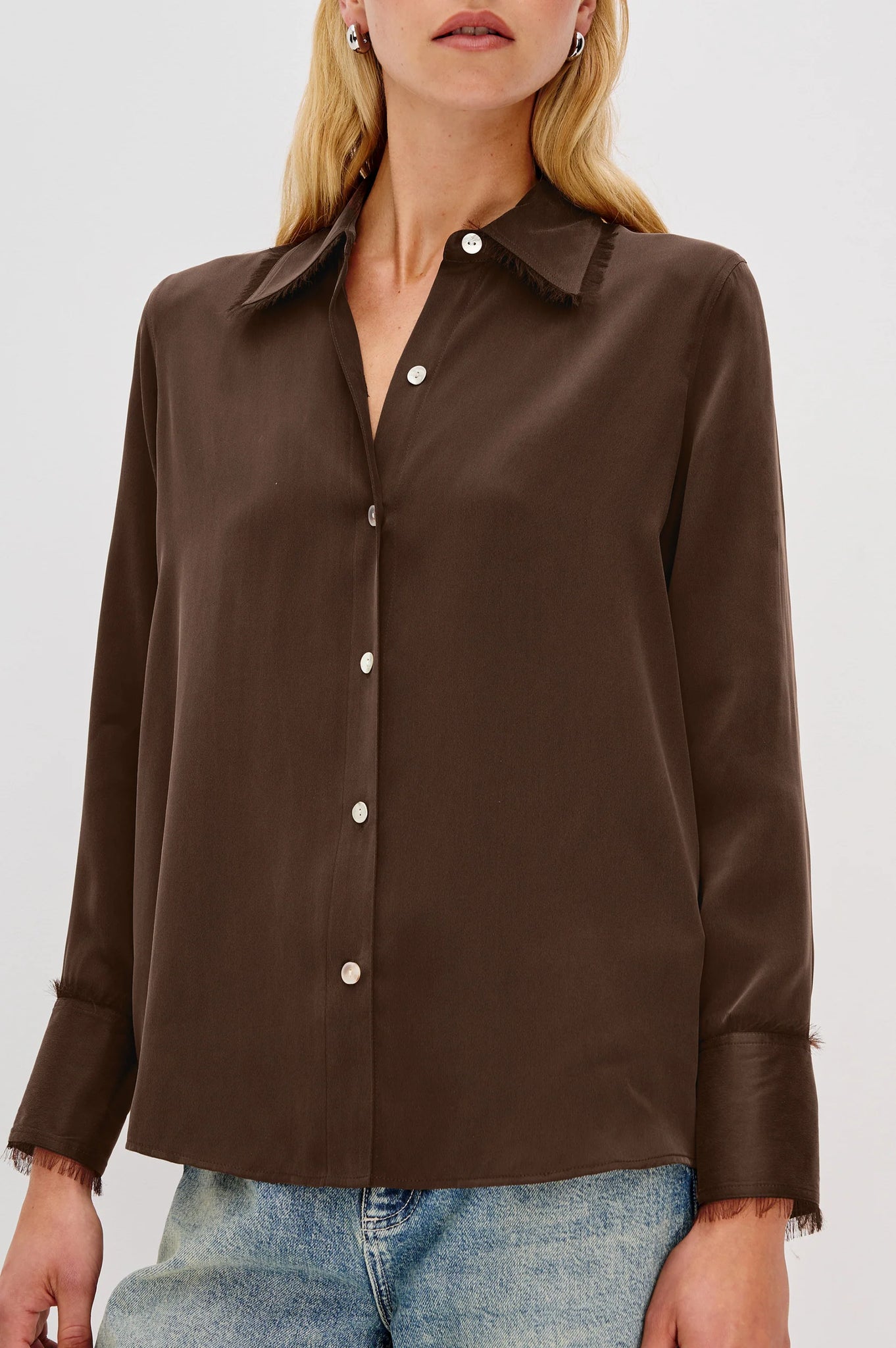 Abbey Shirt in Espresso
