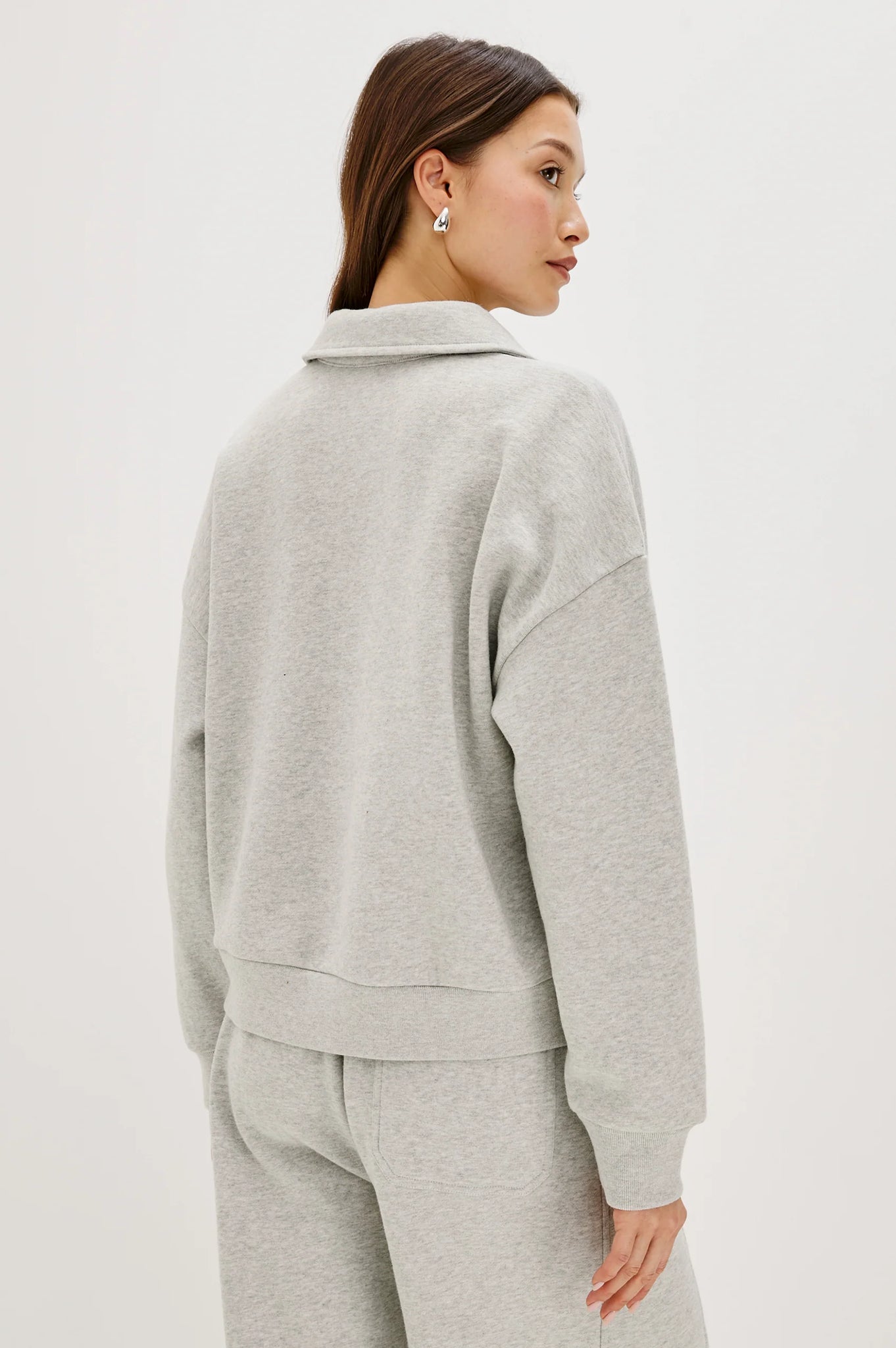 Barlow Sweatshirt in Heather Grey