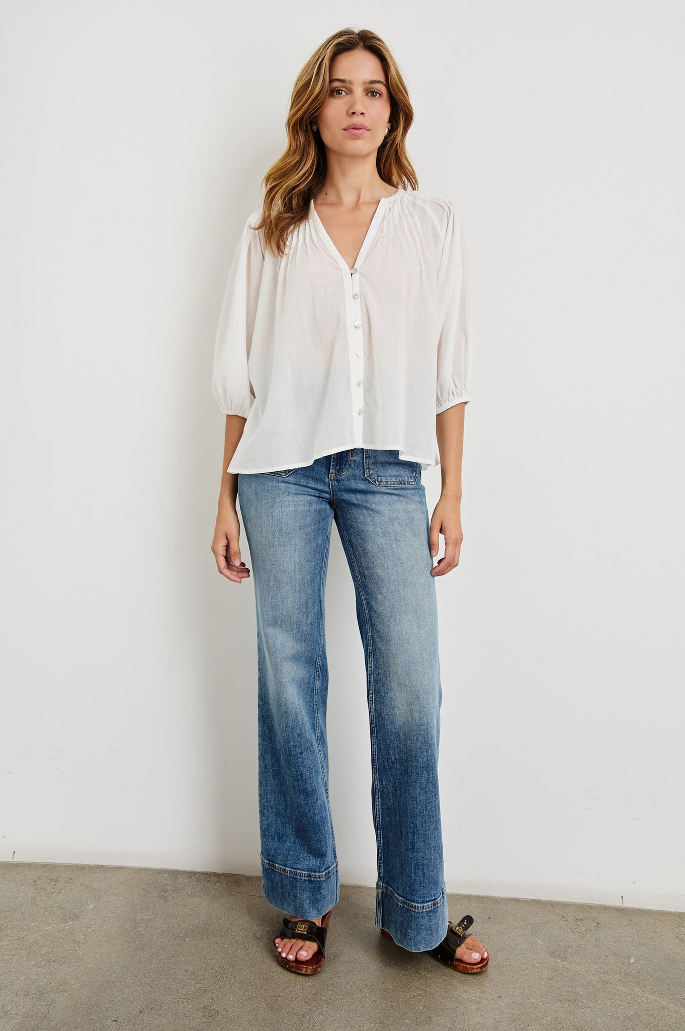 Cassat Top in White