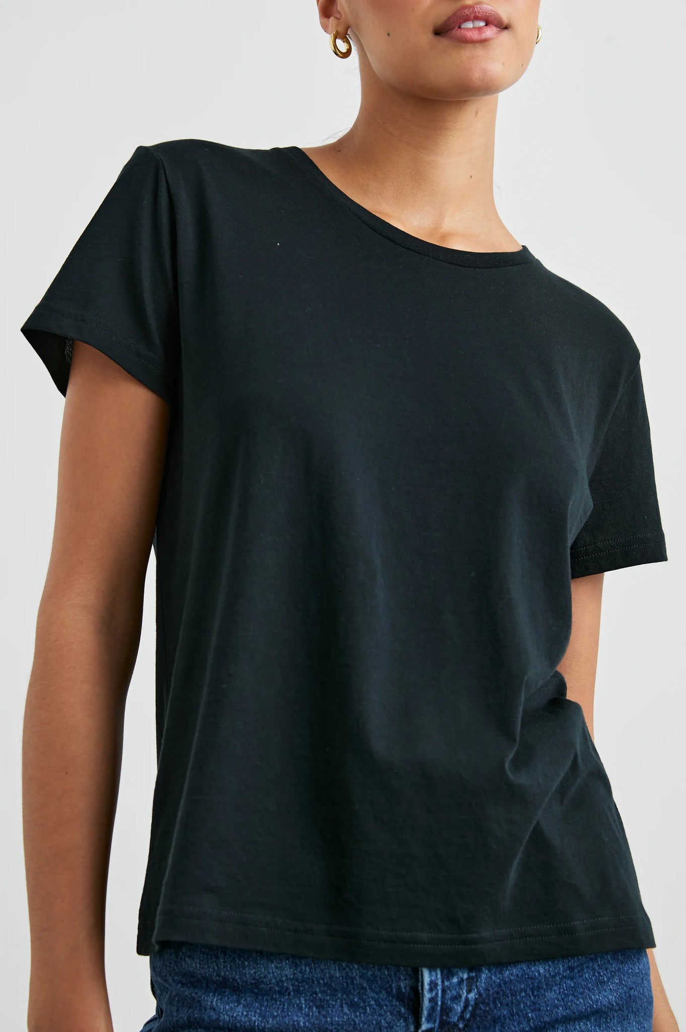 Classic Crew Neck T-Shirt in Black