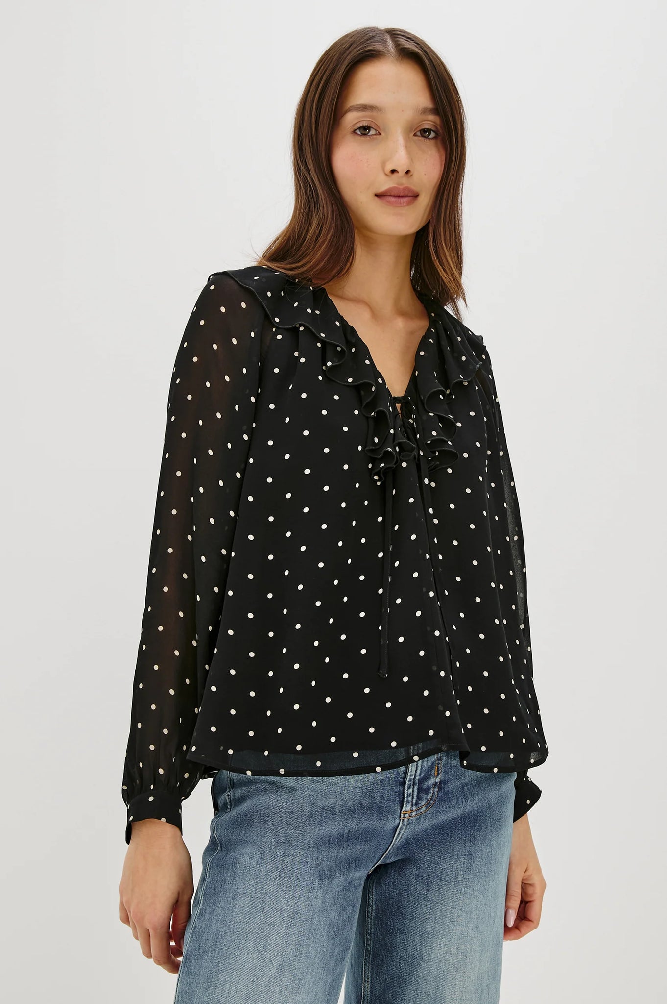 Rails Honora Top in Polka Dots