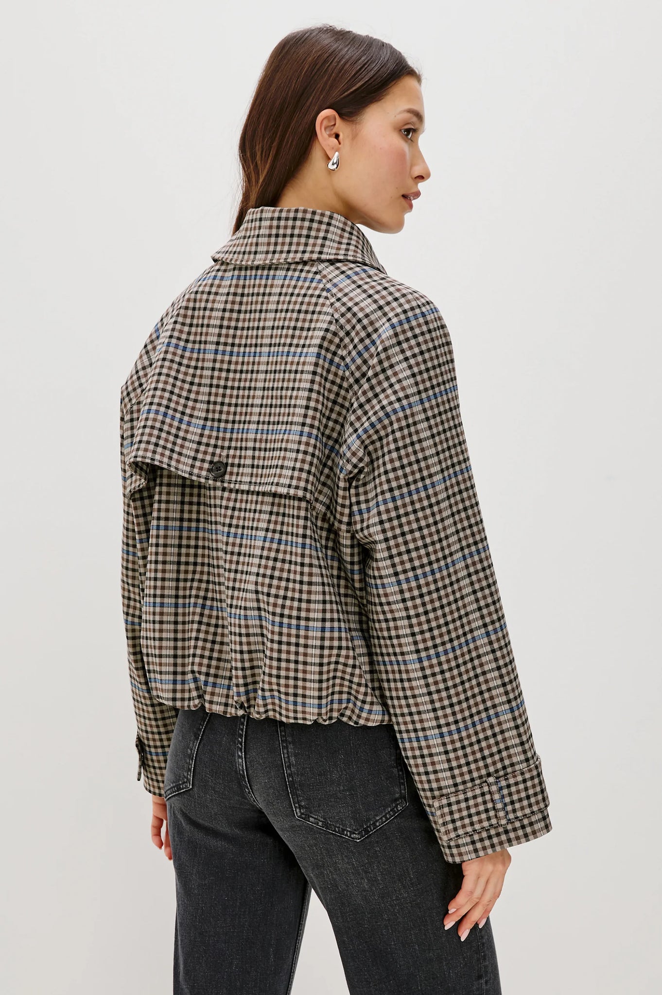 Jett Jacket in Mocha Check