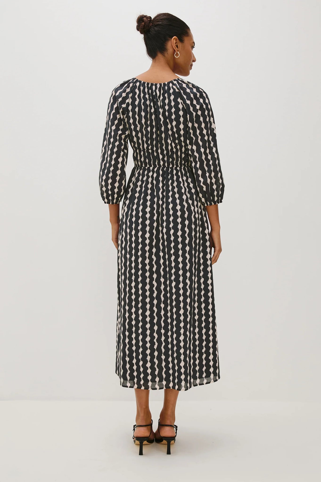 Paio Dress in Painted Noir