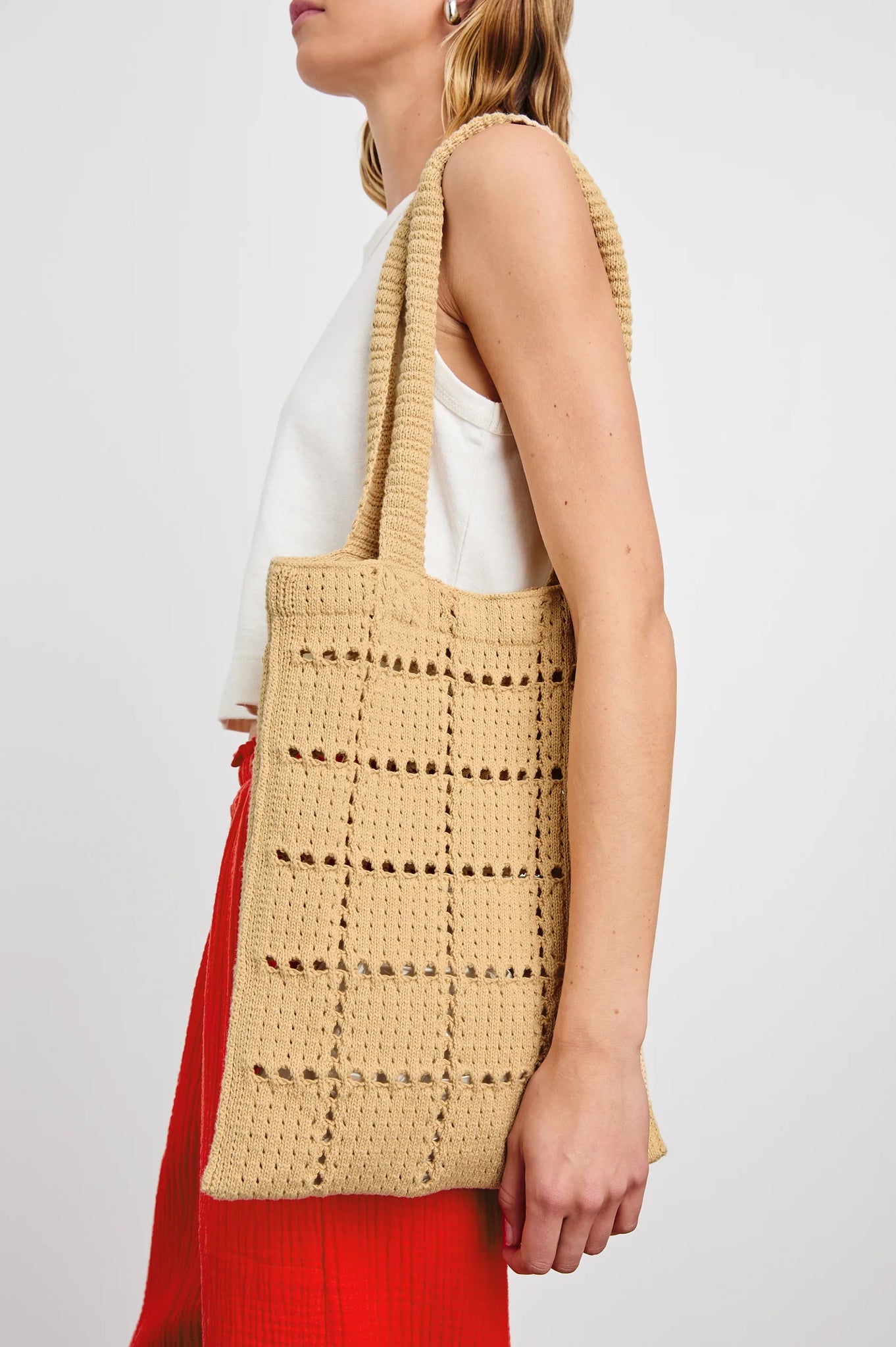The Crochet Tote in Rattan