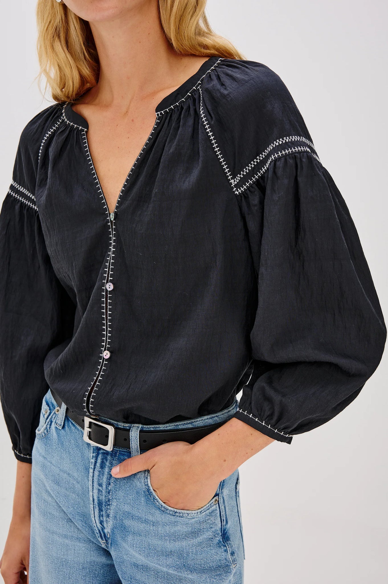 Vasia Top in Black
