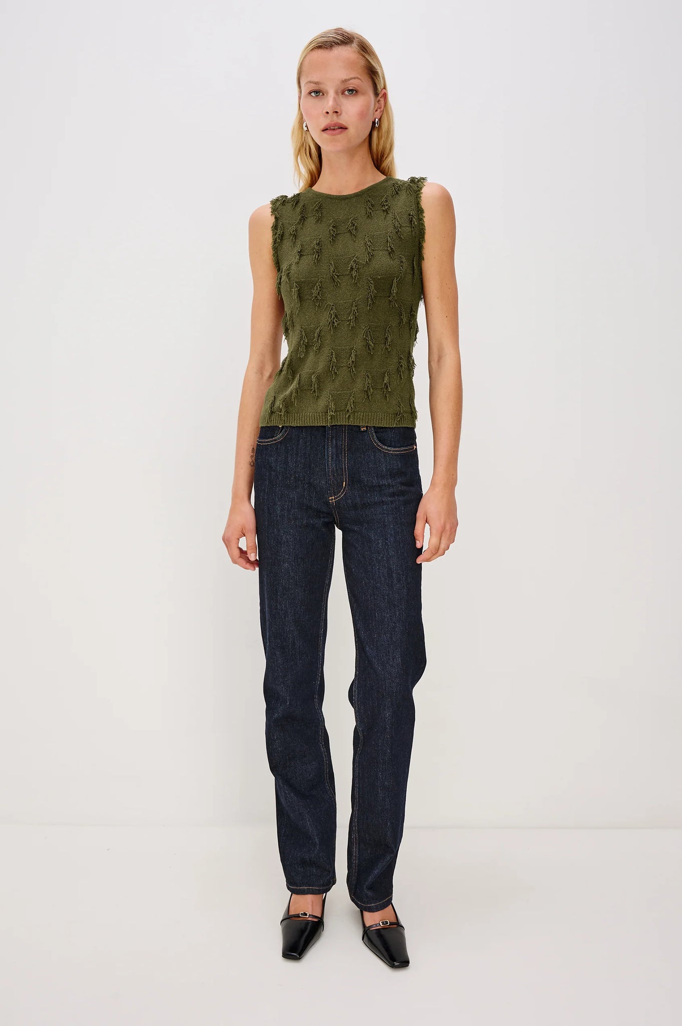 Vidana Top in Olive