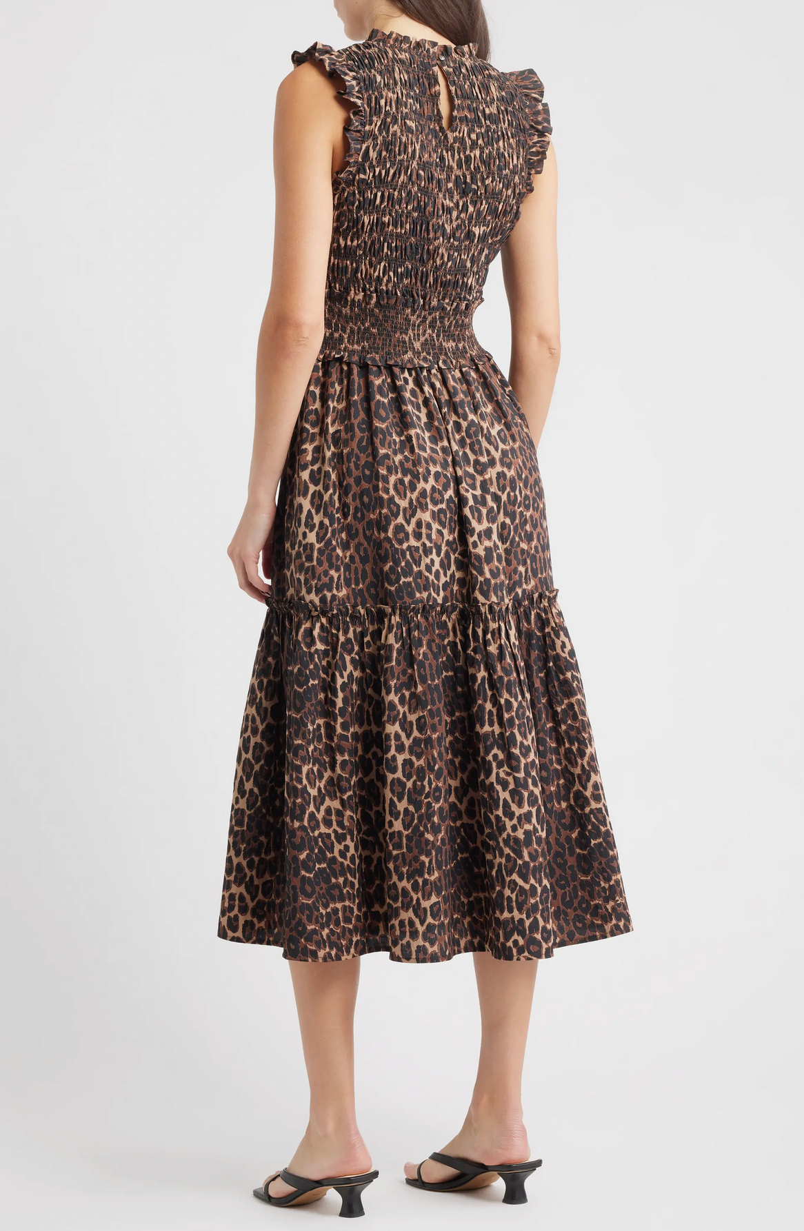 Vivier Dress in Brown Nala