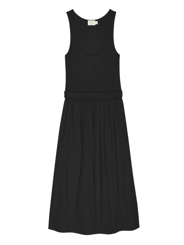 Sadelle Dress in Jet Black