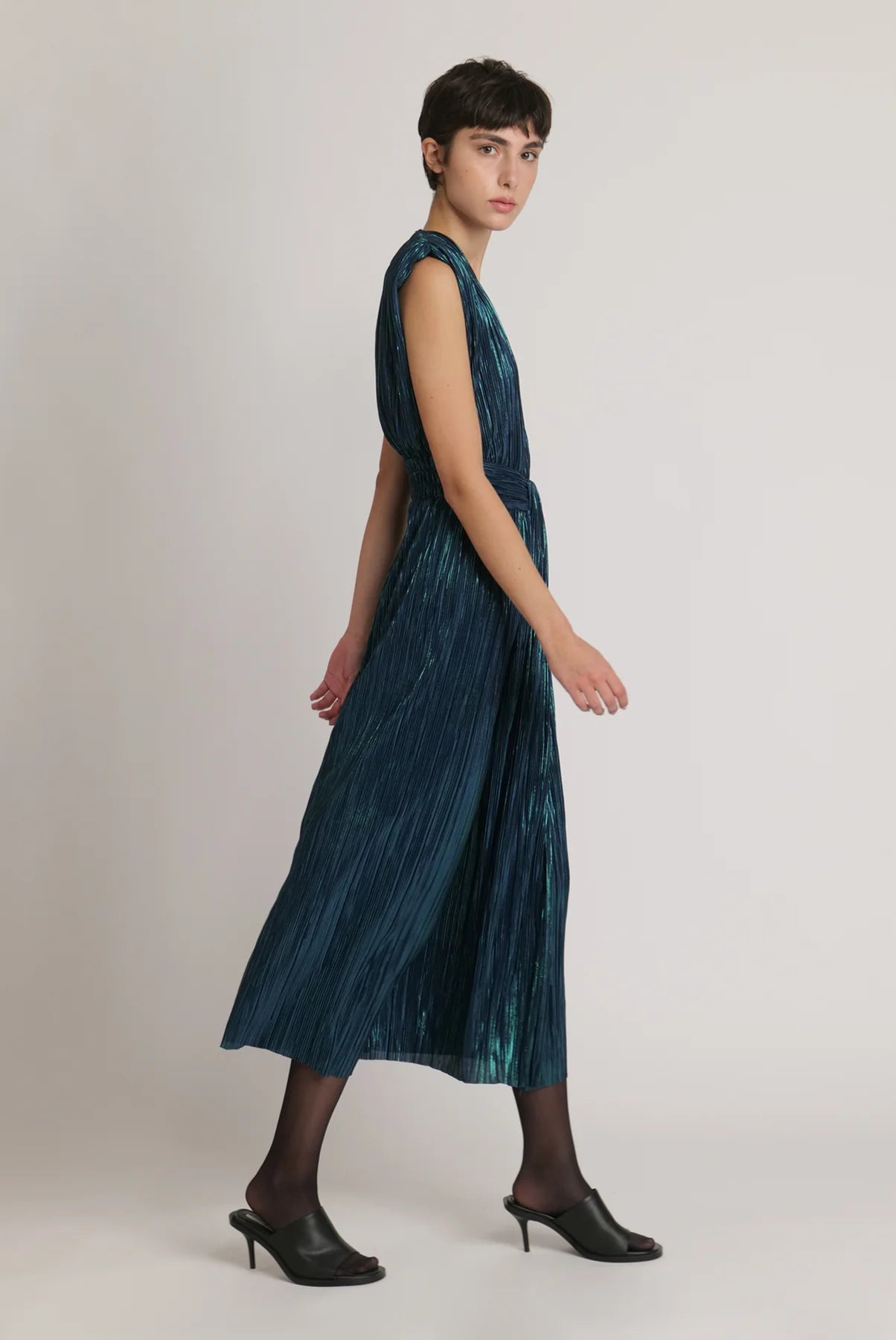 Donna Dress in Dark Ocean
