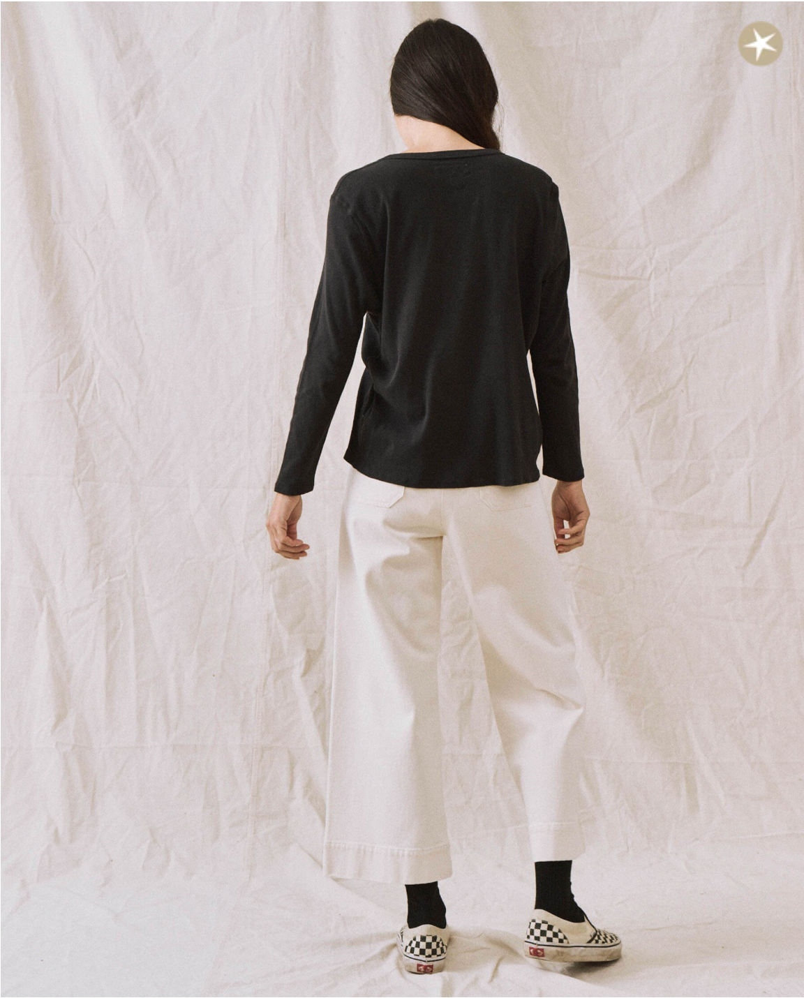 The Slim Recycled Rib Henley. Night
