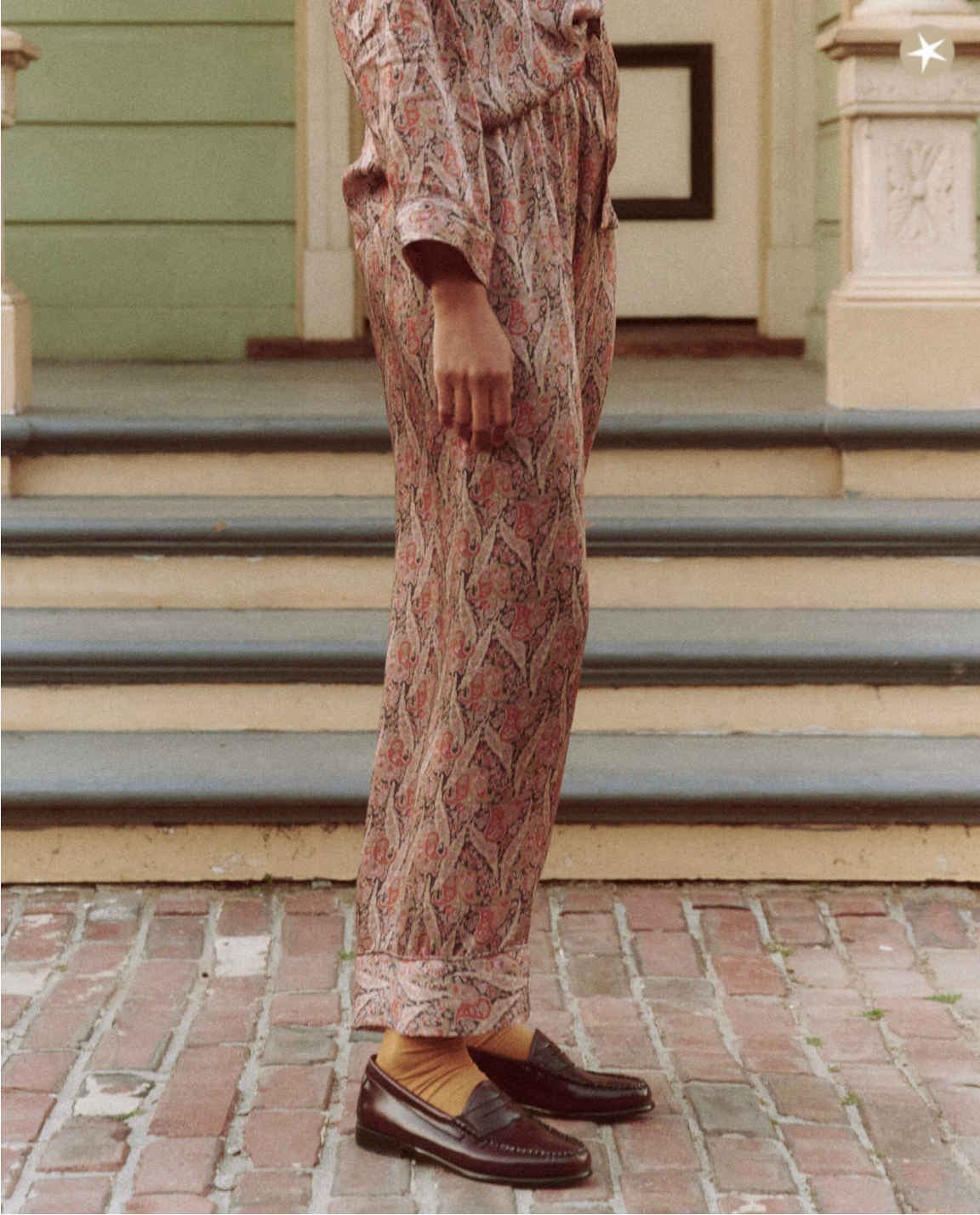 The Revel Pant. Ornate Paisley