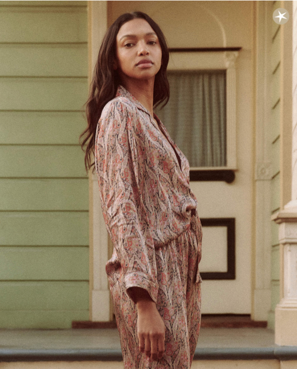 The Bask Top. Ornate Paisley