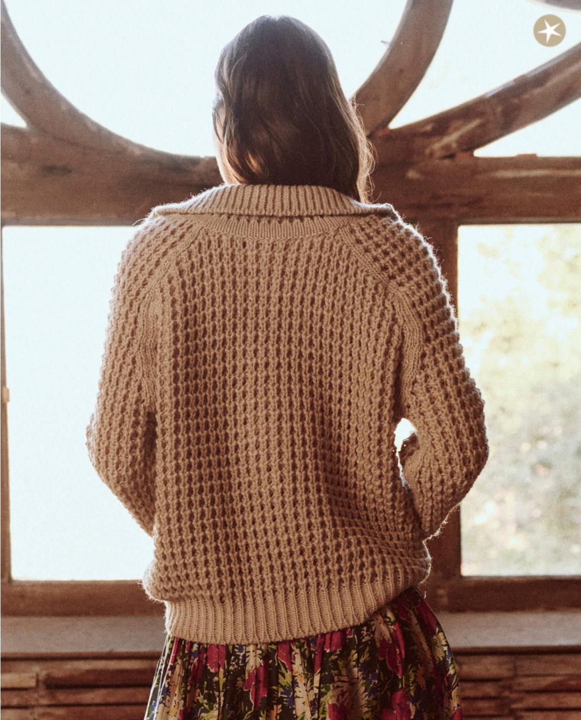 The Cozy Cable Pullover. Oat