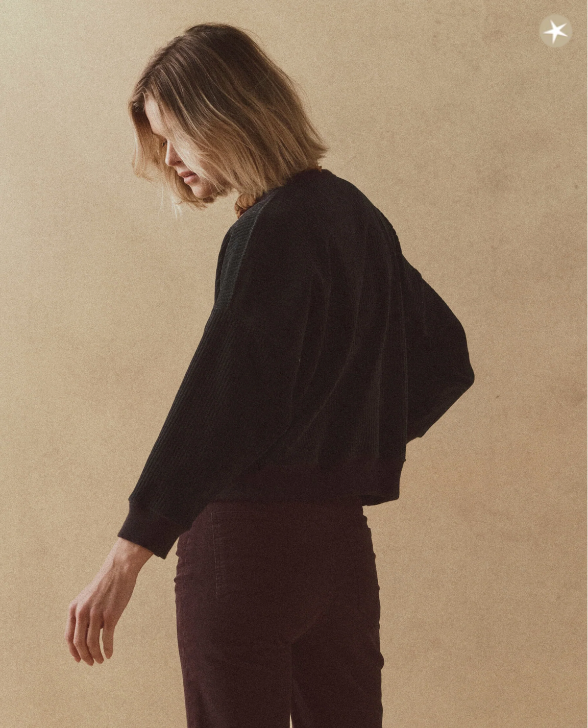 The Corduroy Teammate Sweatshirt. Slate