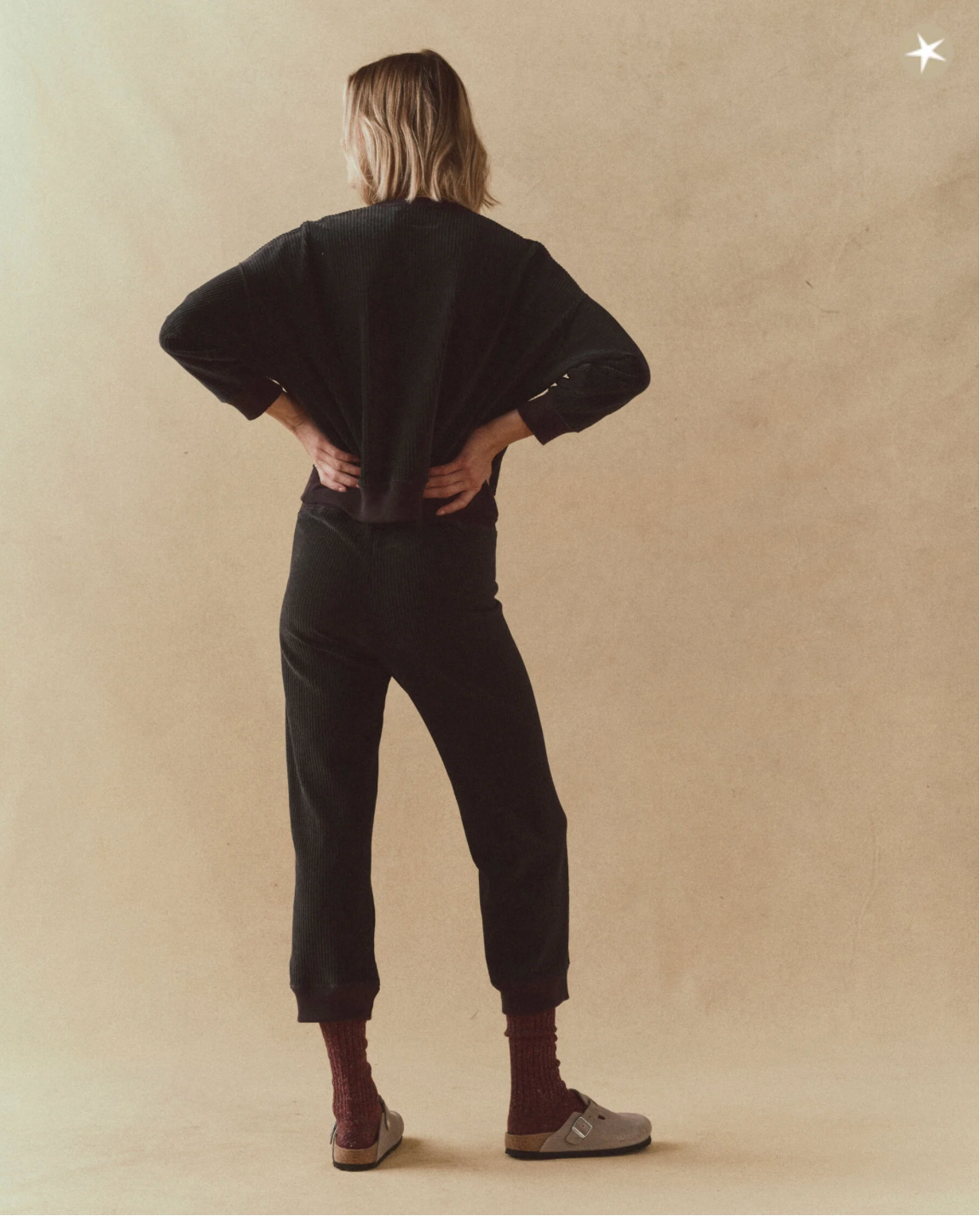 The Corduroy Teammate Sweatshirt. Slate