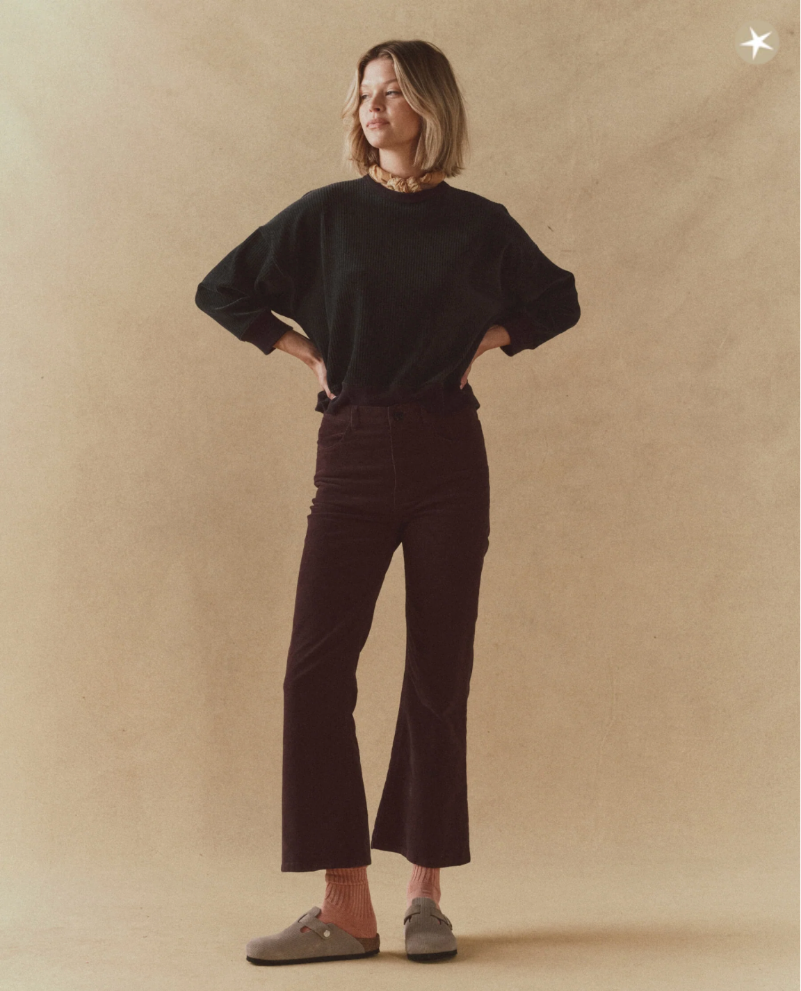 The Corduroy Teammate Sweatshirt. Slate