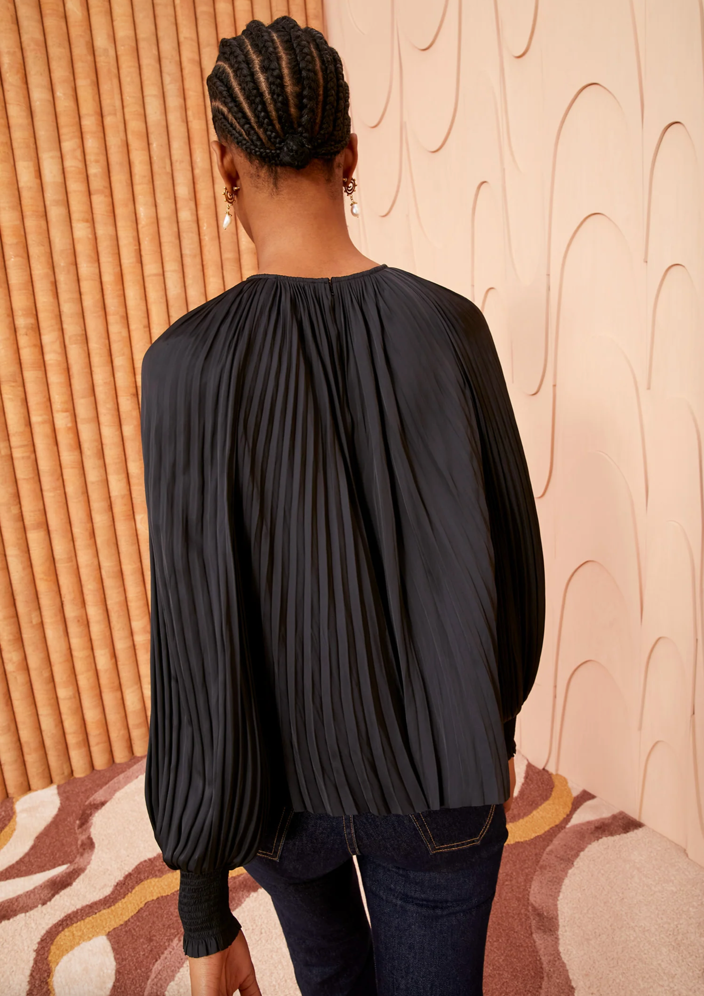 Aidy Blouse in Noir