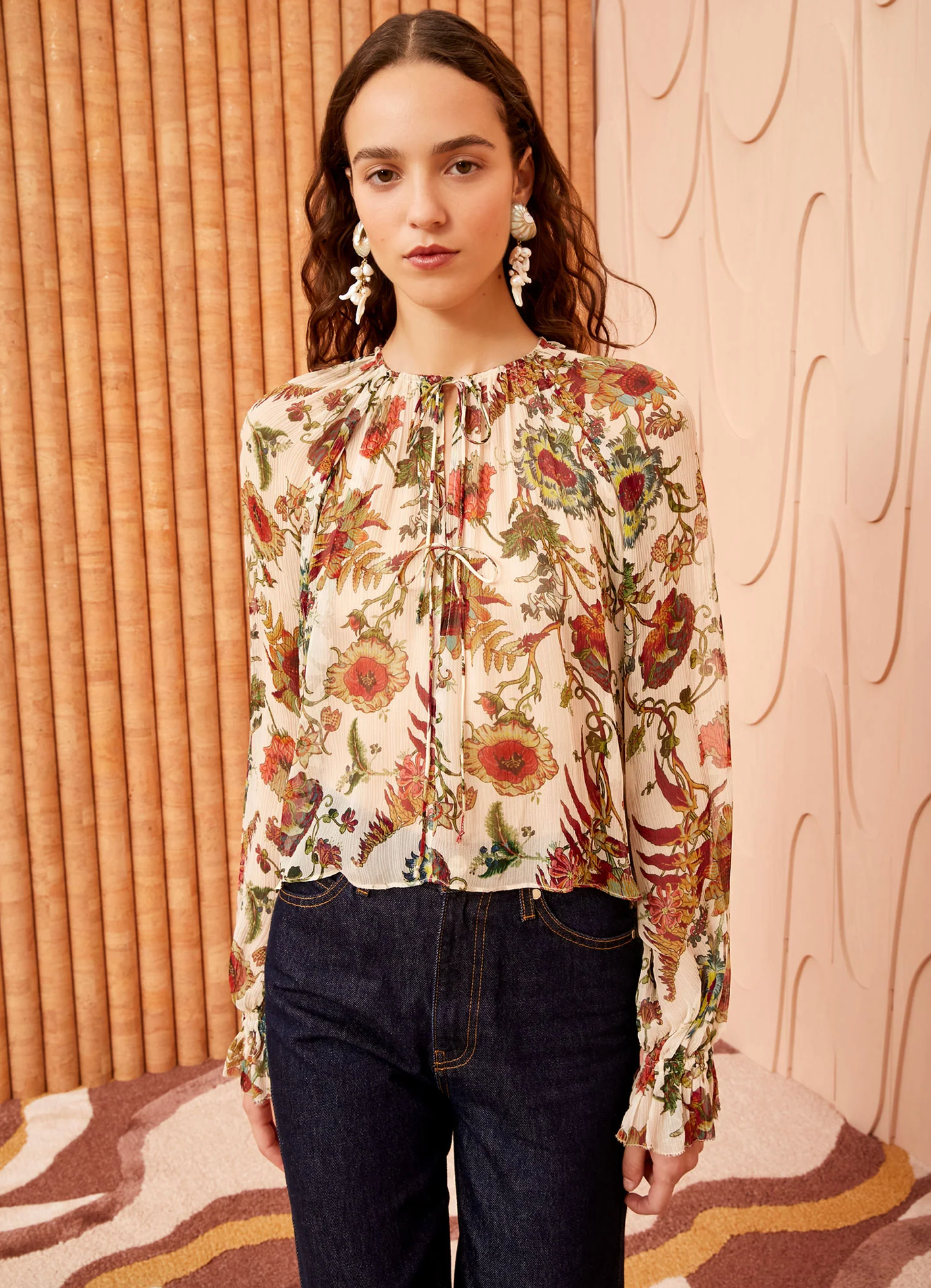 Bernadette Blouse in Freesia