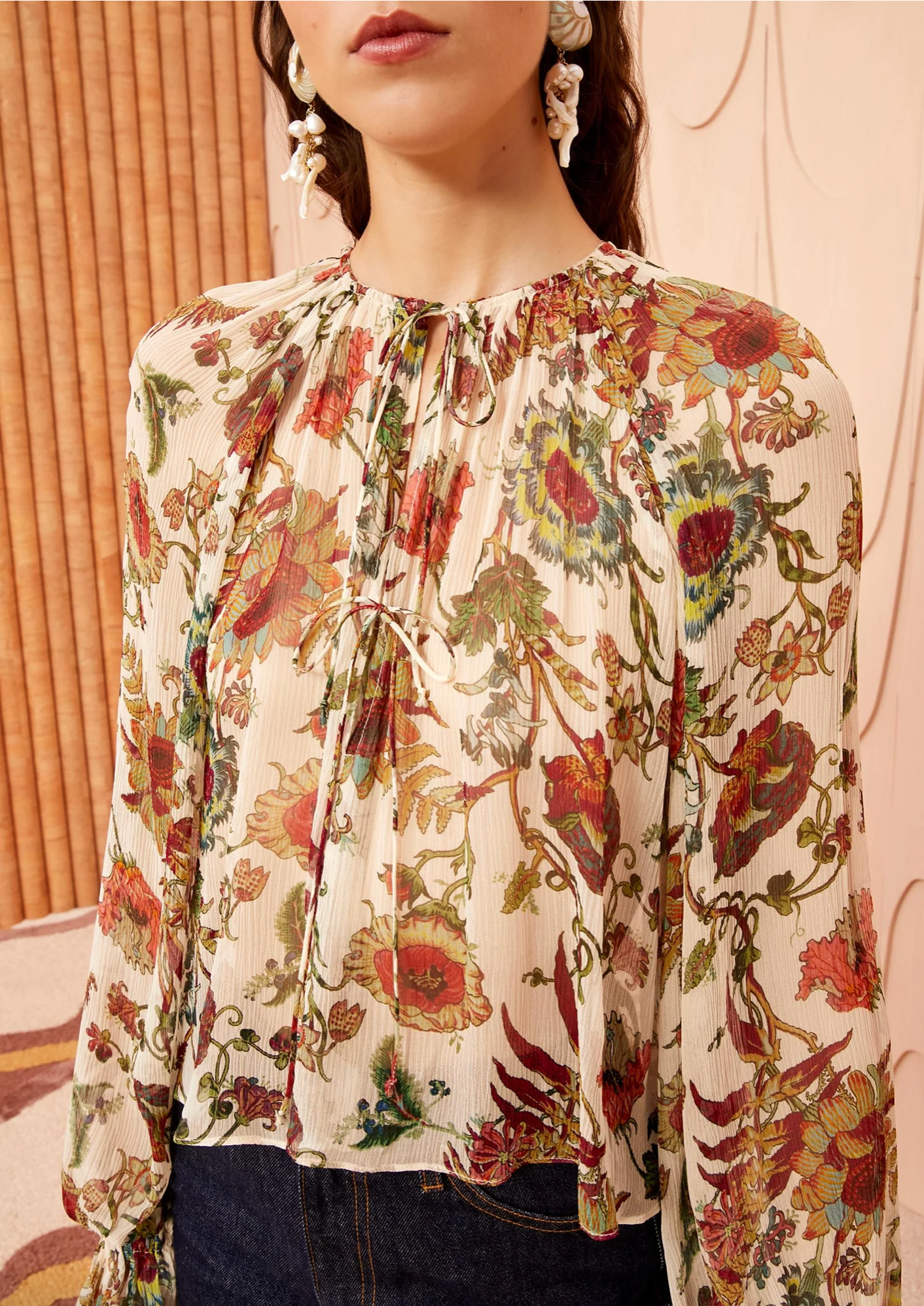 Bernadette Blouse in Freesia