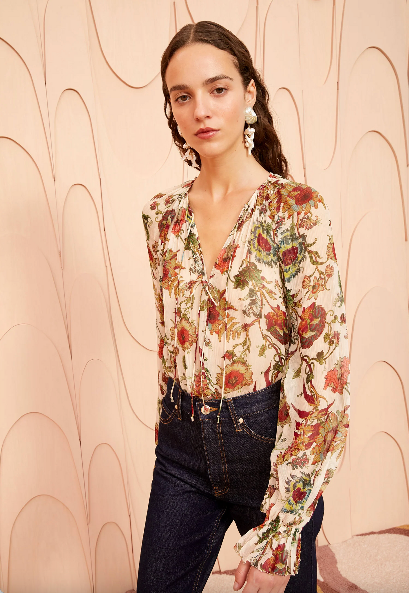Bernadette Blouse in Freesia