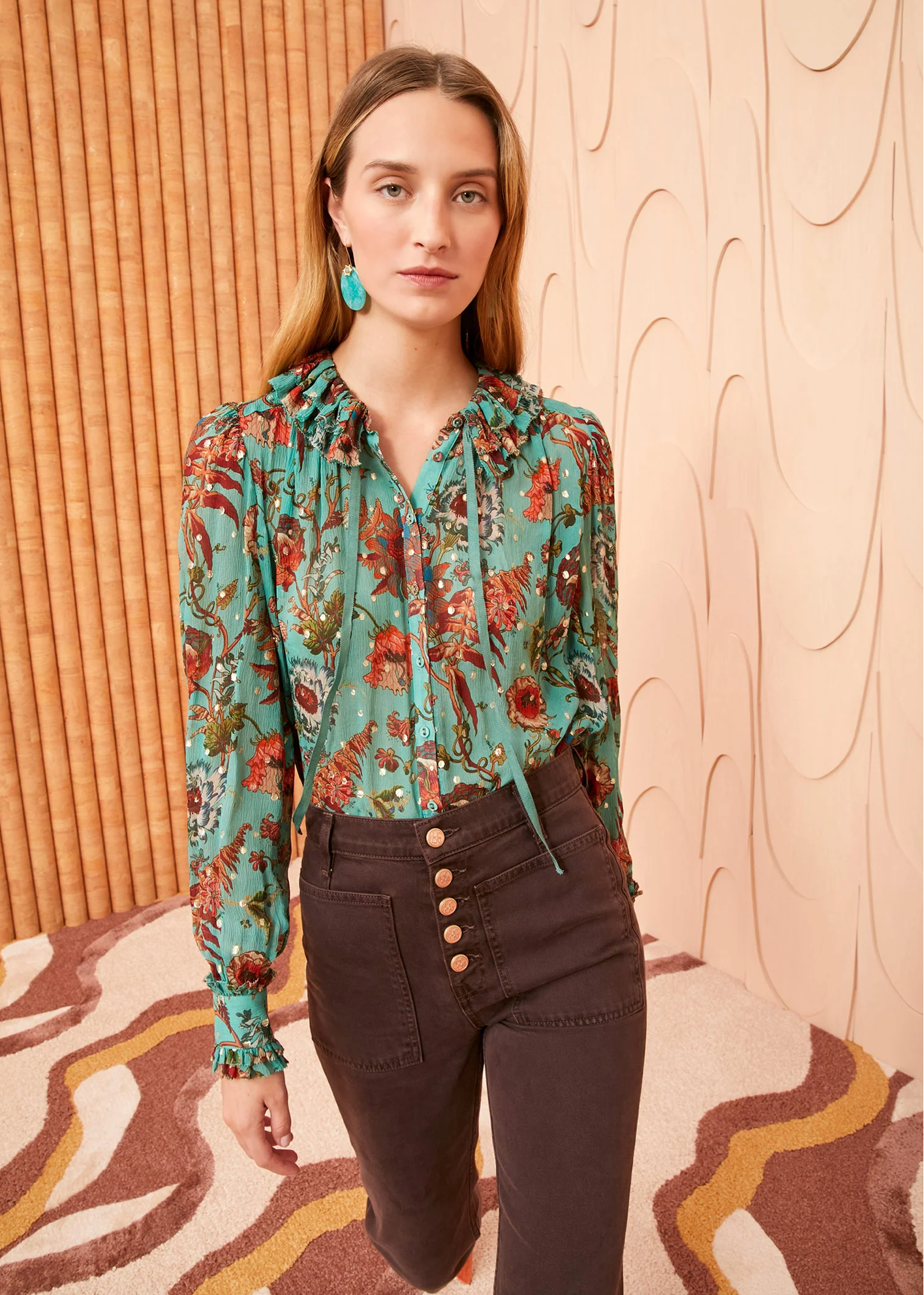 Pippa Blouse in Garden Bloom