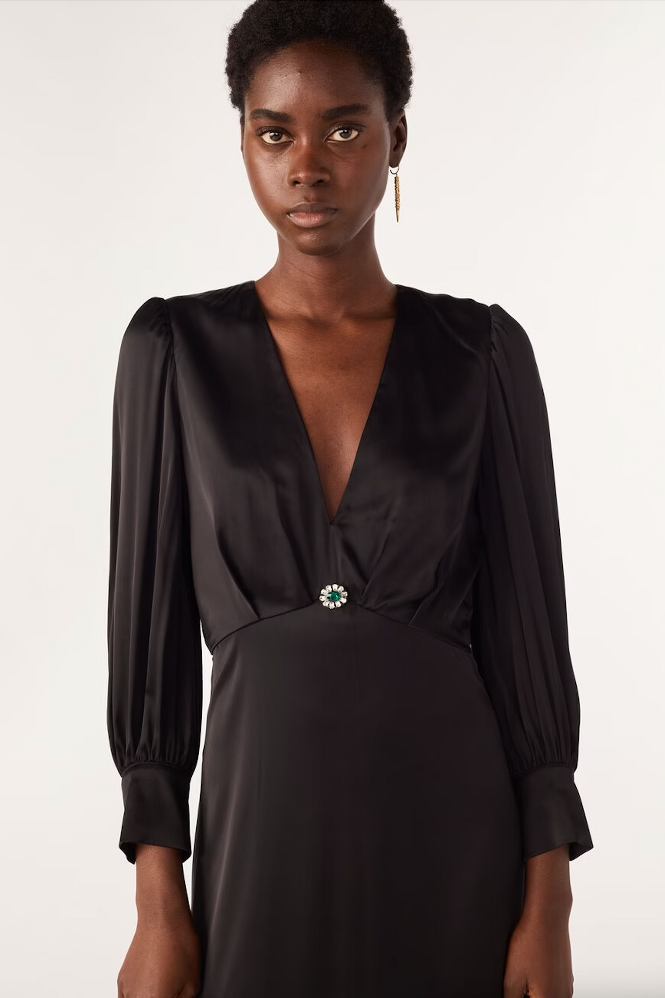 Chiara Dress. Noir