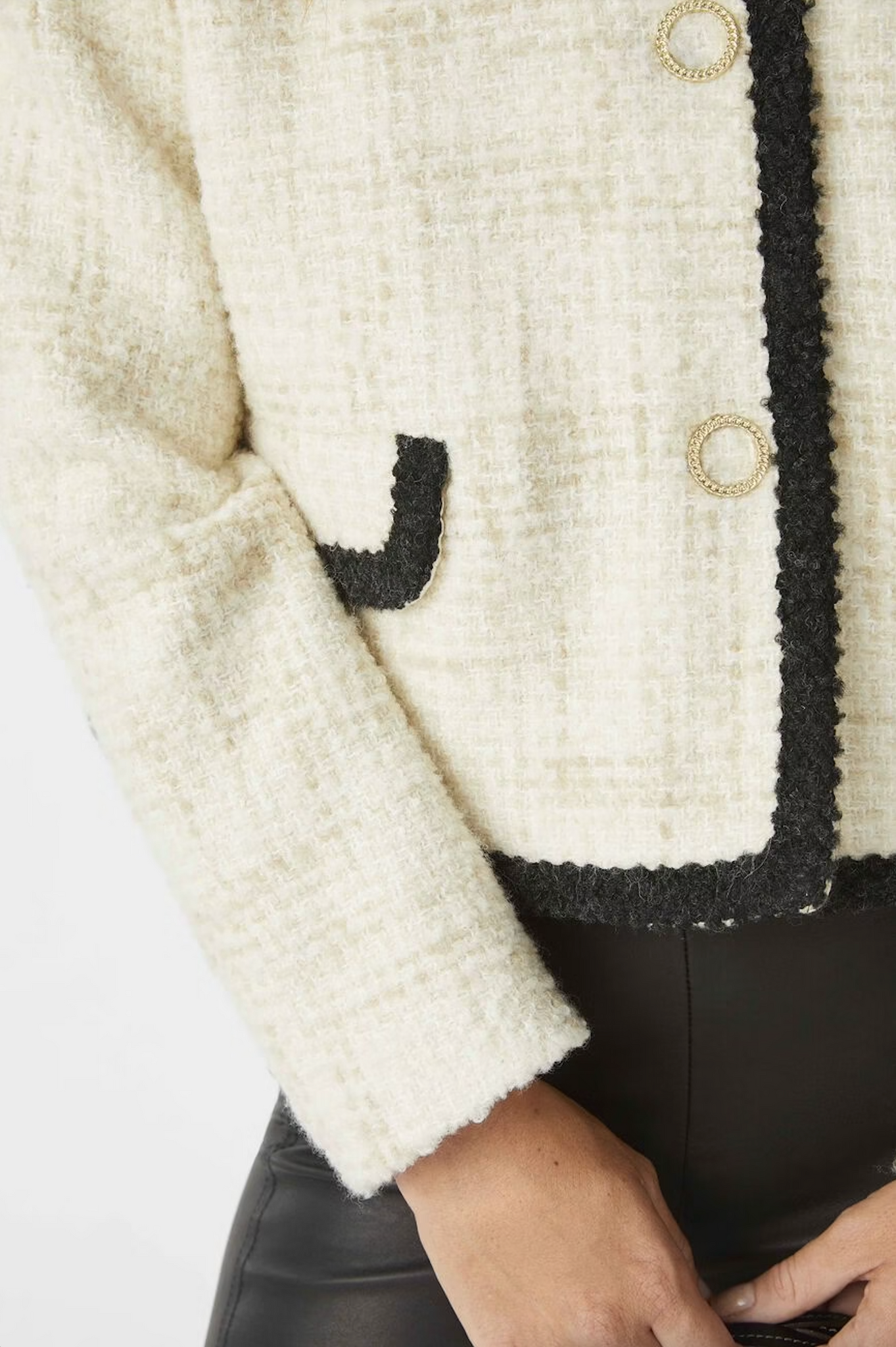 Fedji Jacket. Ecru