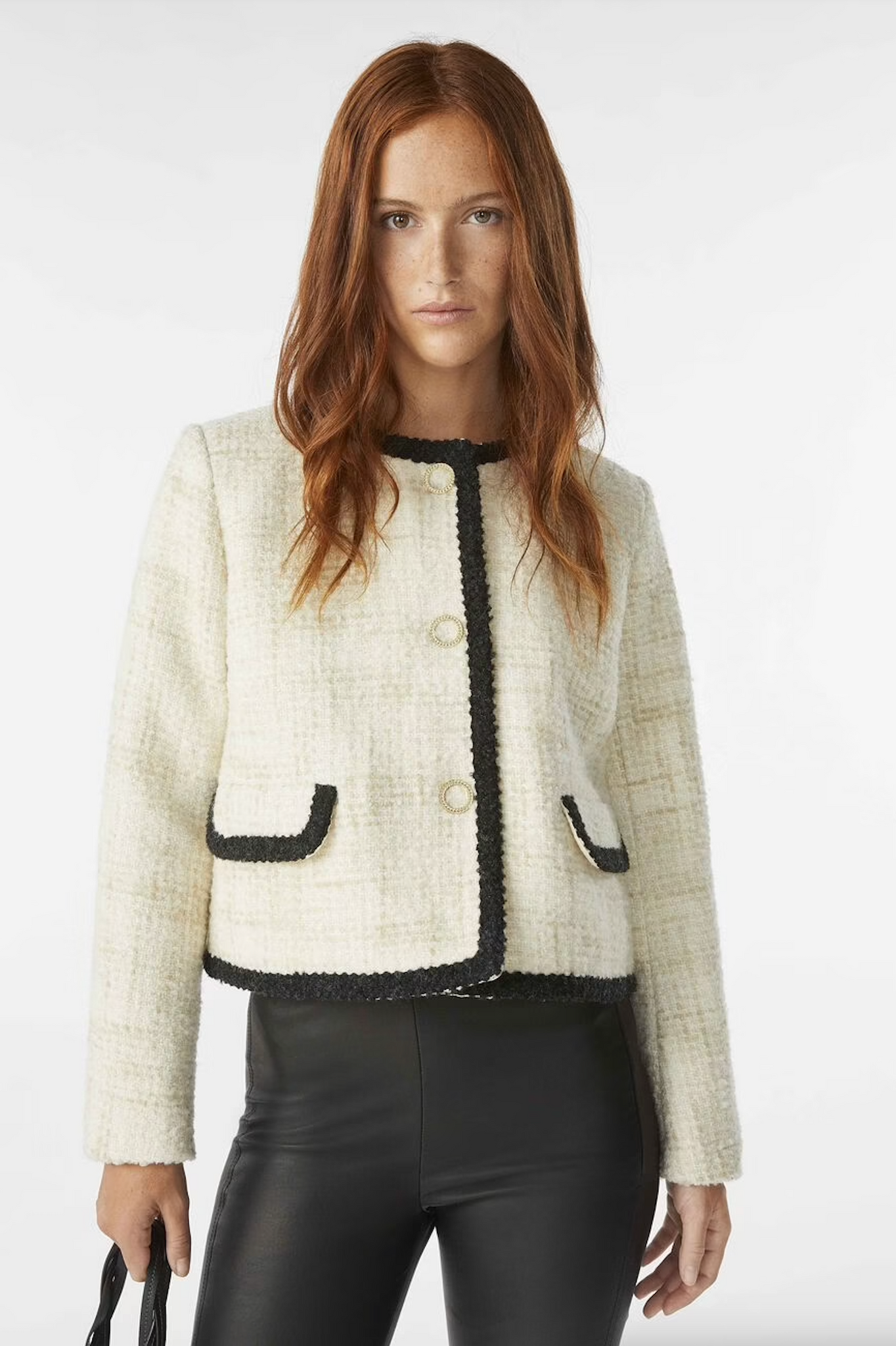 Fedji Jacket. Ecru