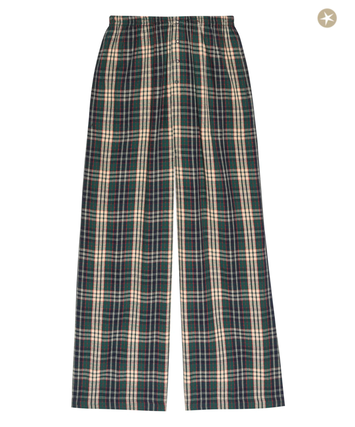 The Long Pajama Pant. Pine Needle Plaid