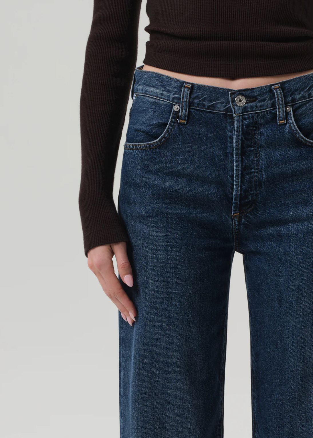 Annina High Rise Wide Leg 33" in Westwood