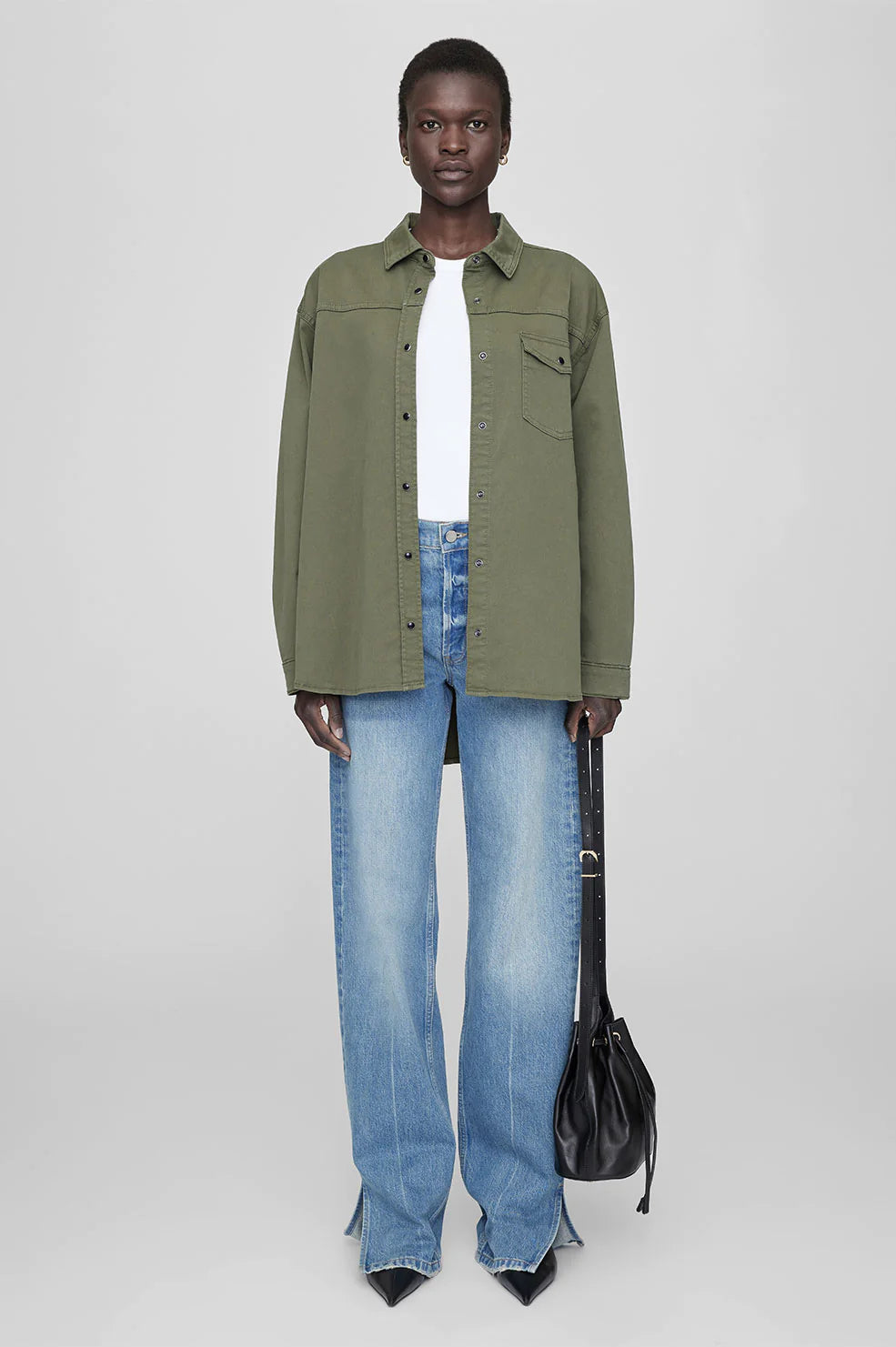 Sloan Shirt in Army Green