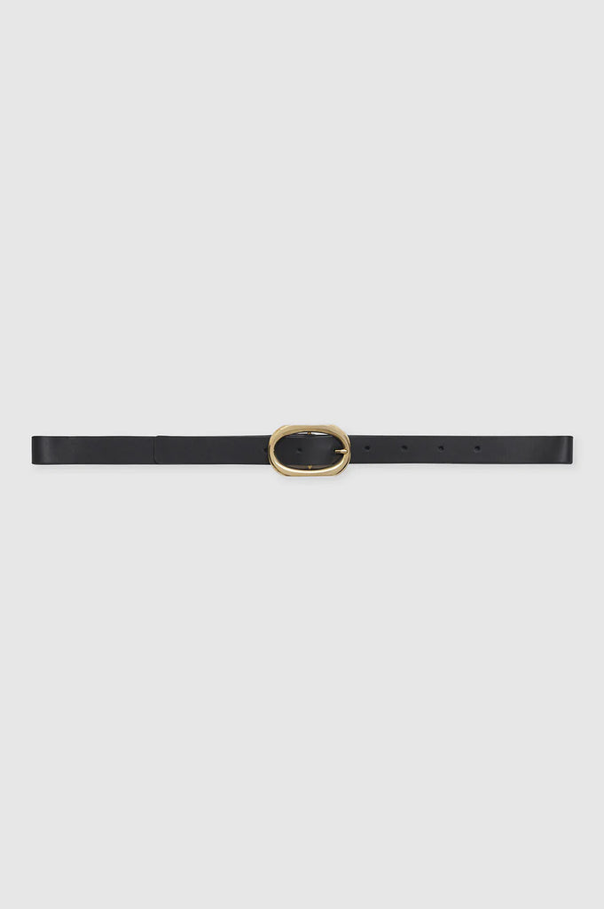 Small Signature Link Belt in Black