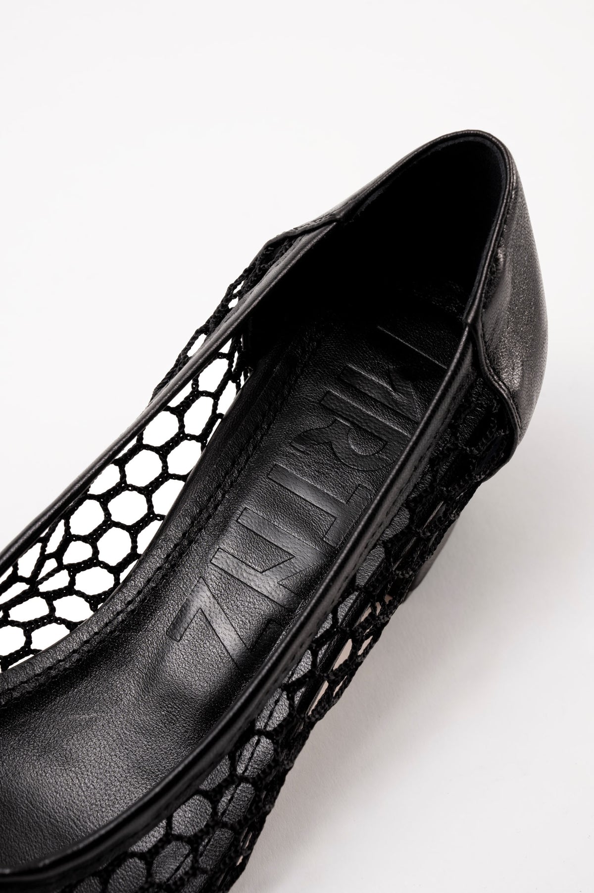 Nova Balles Black Mesh Pumps