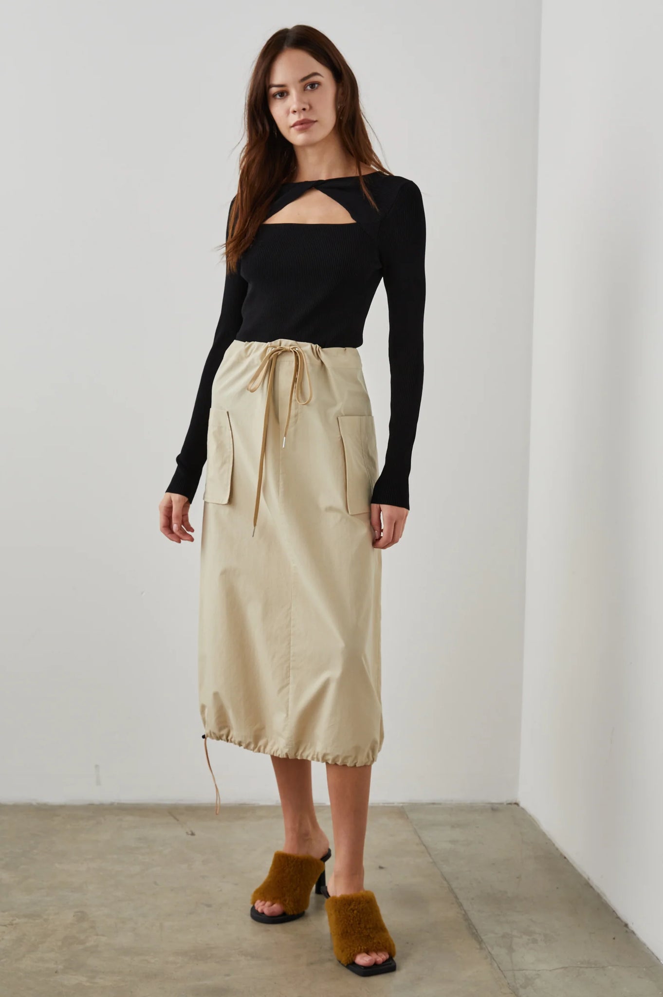 Tatiana Skirt in Tidal Foam