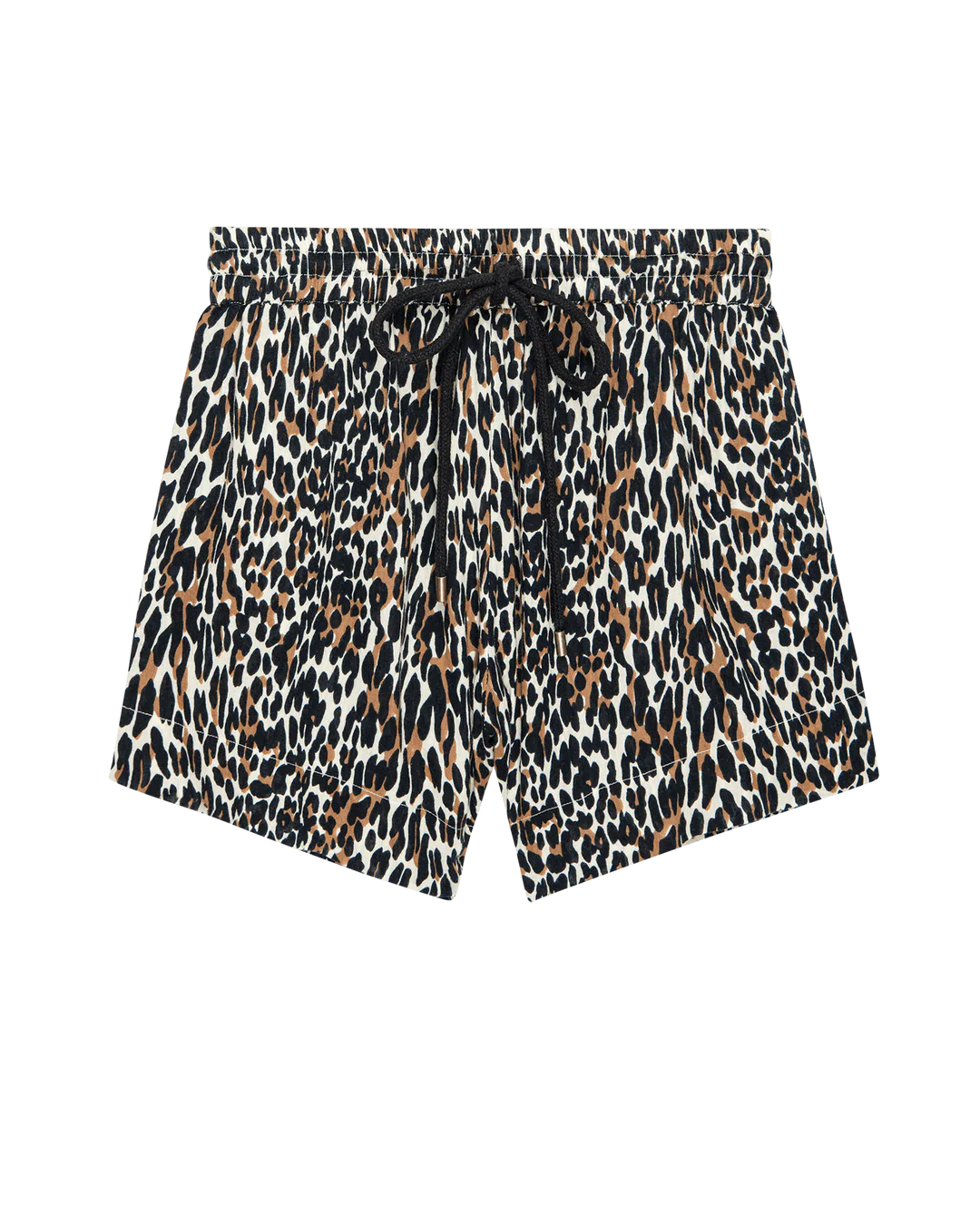 The Delta Short in Leopard & Black