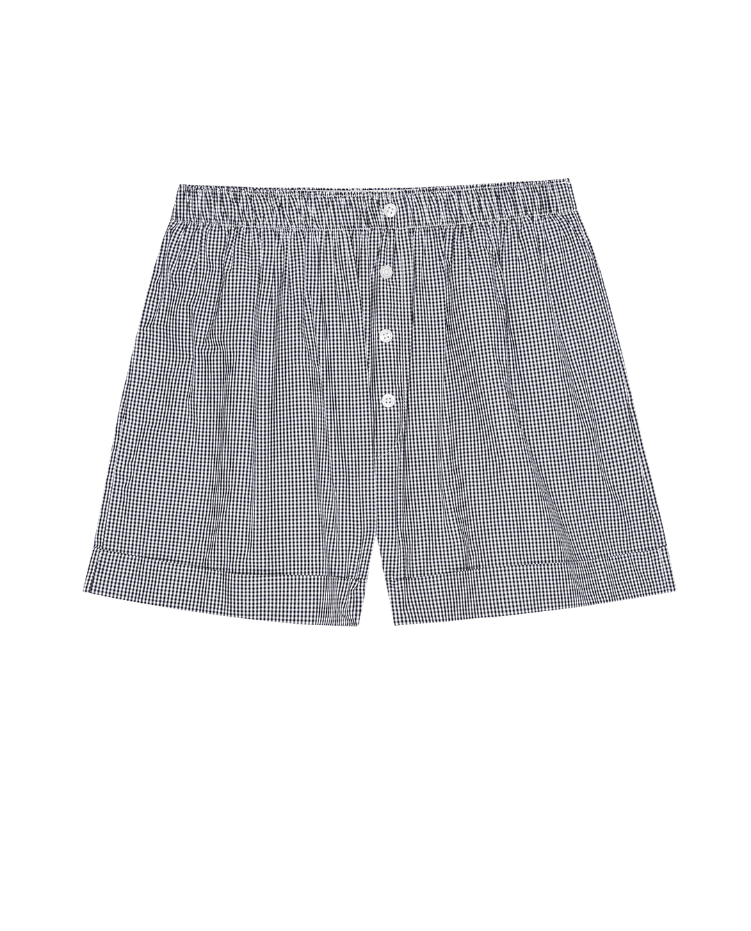 The Boxer Short. Black and White Gingham