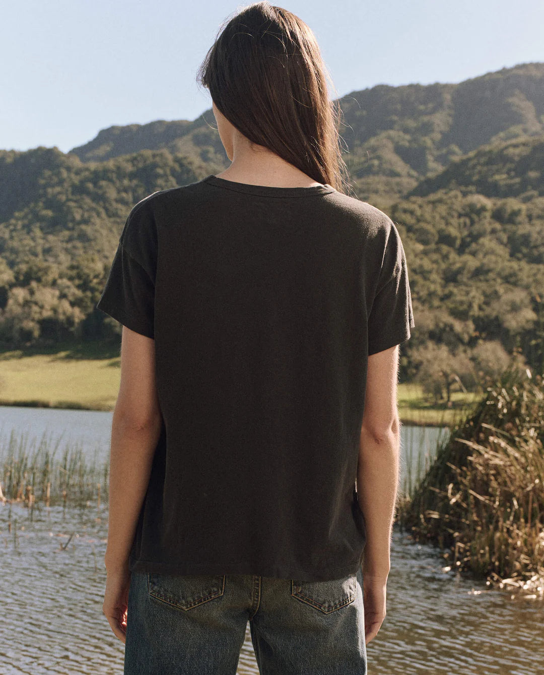 The Boxy Crew. Washed Black with Bear Graphic