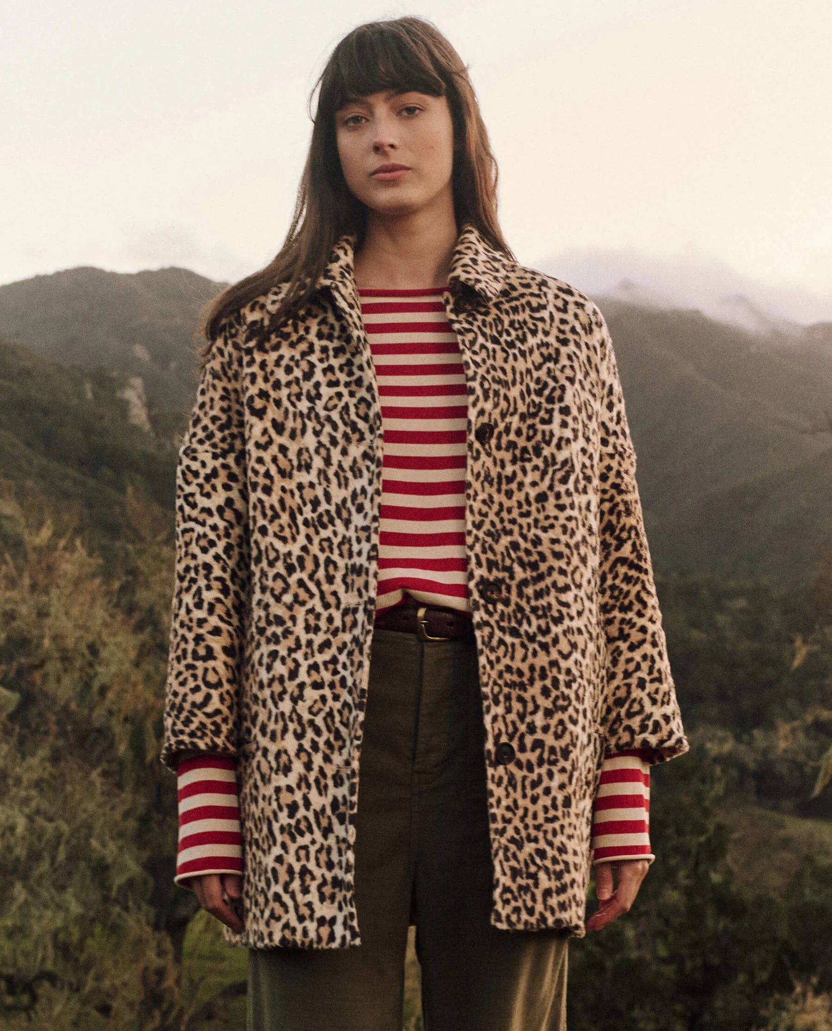 The Car Coat. Vintage Leopard