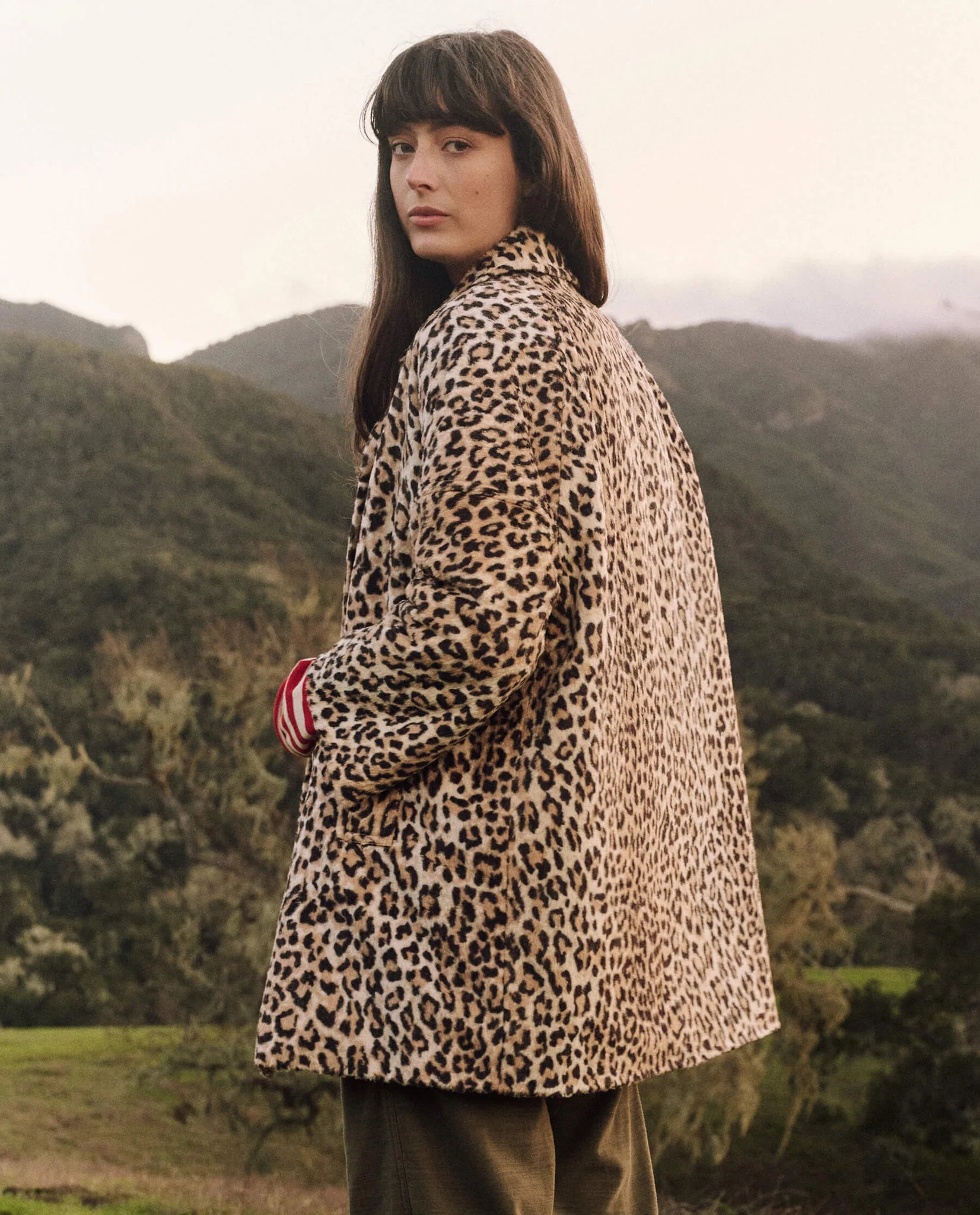 The Car Coat. Vintage Leopard