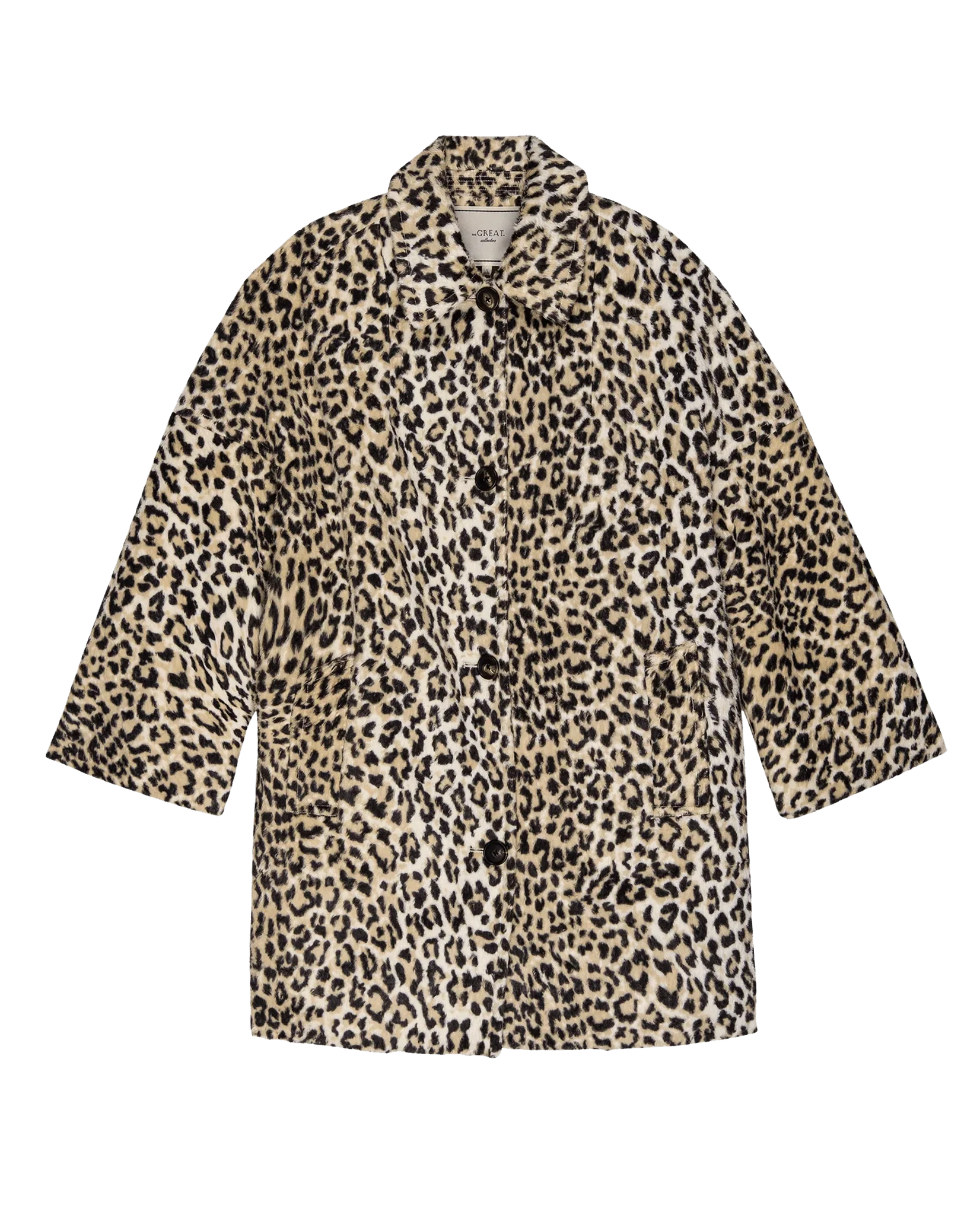 The Car Coat. Vintage Leopard