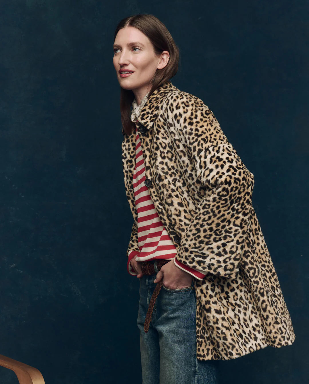 The Car Coat. Vintage Leopard